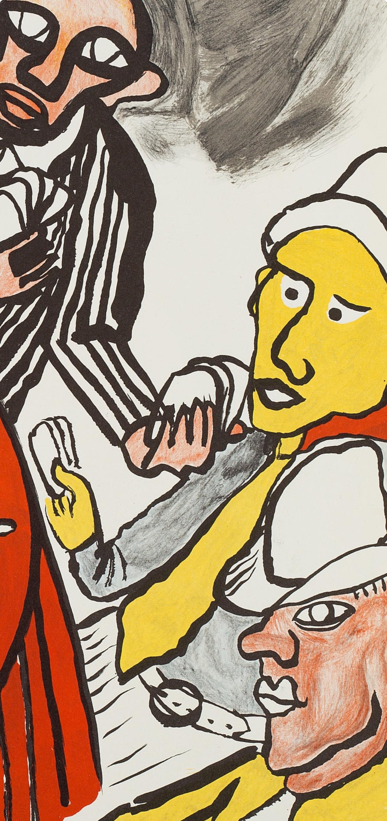 Alexander Calder, Composition, Derrire Le Miroir, Lithograph