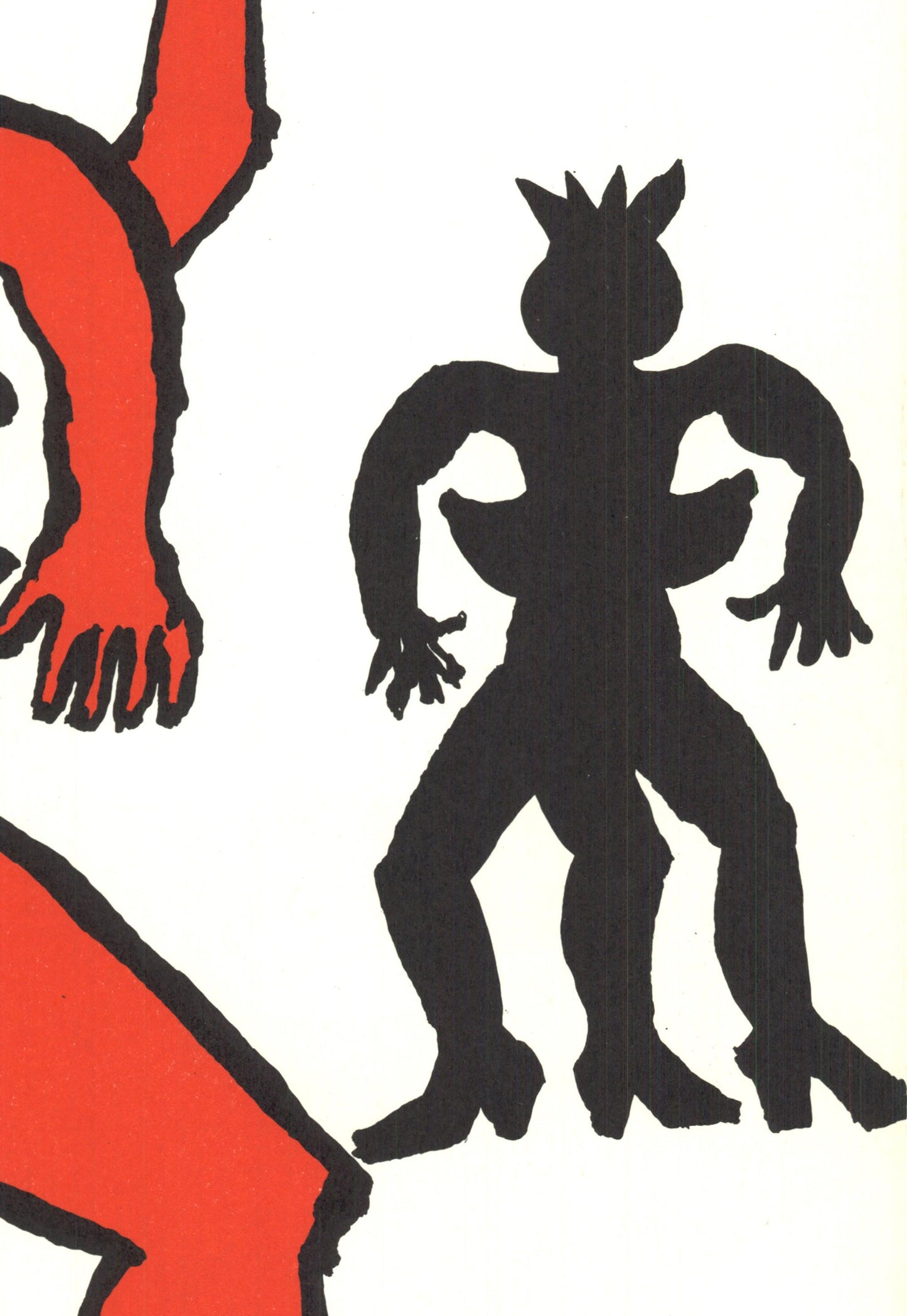 Alexander Calder, Composition, Derrire Le Miroir, Lithograph