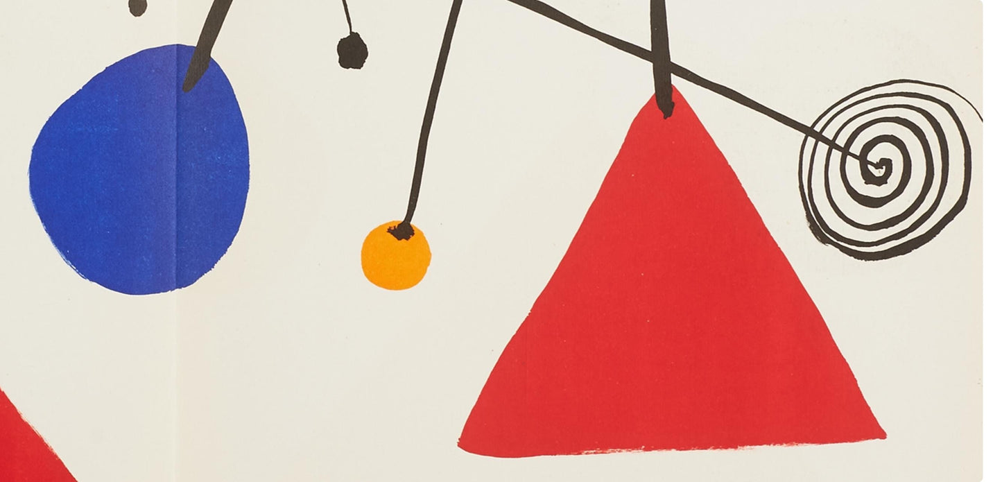 Alexander Calder, Composition, Derrire Le Miroir, Lithograph