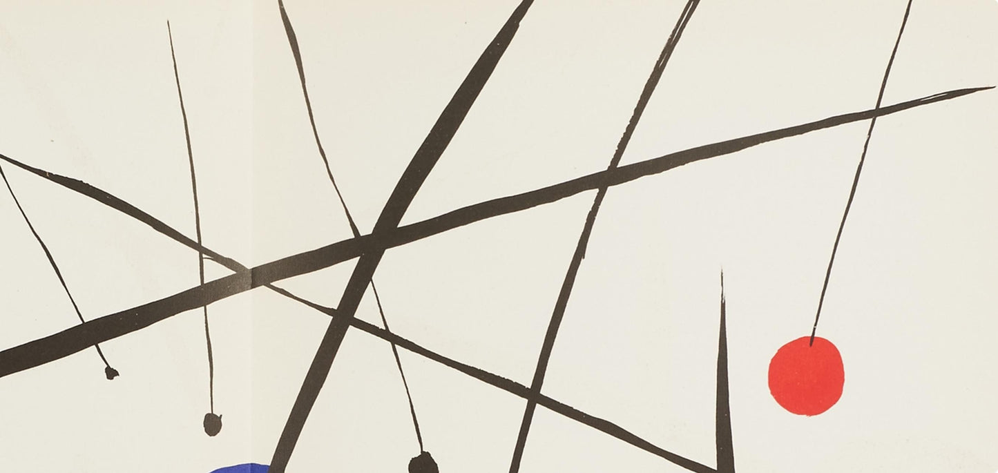 Alexander Calder, Composition, Derrire Le Miroir, Lithograph