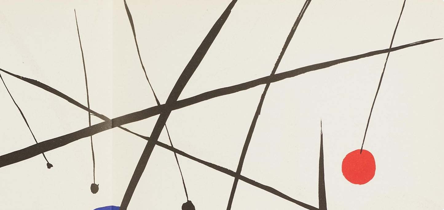 Alexander Calder, Composition, Derrire Le Miroir, Lithograph