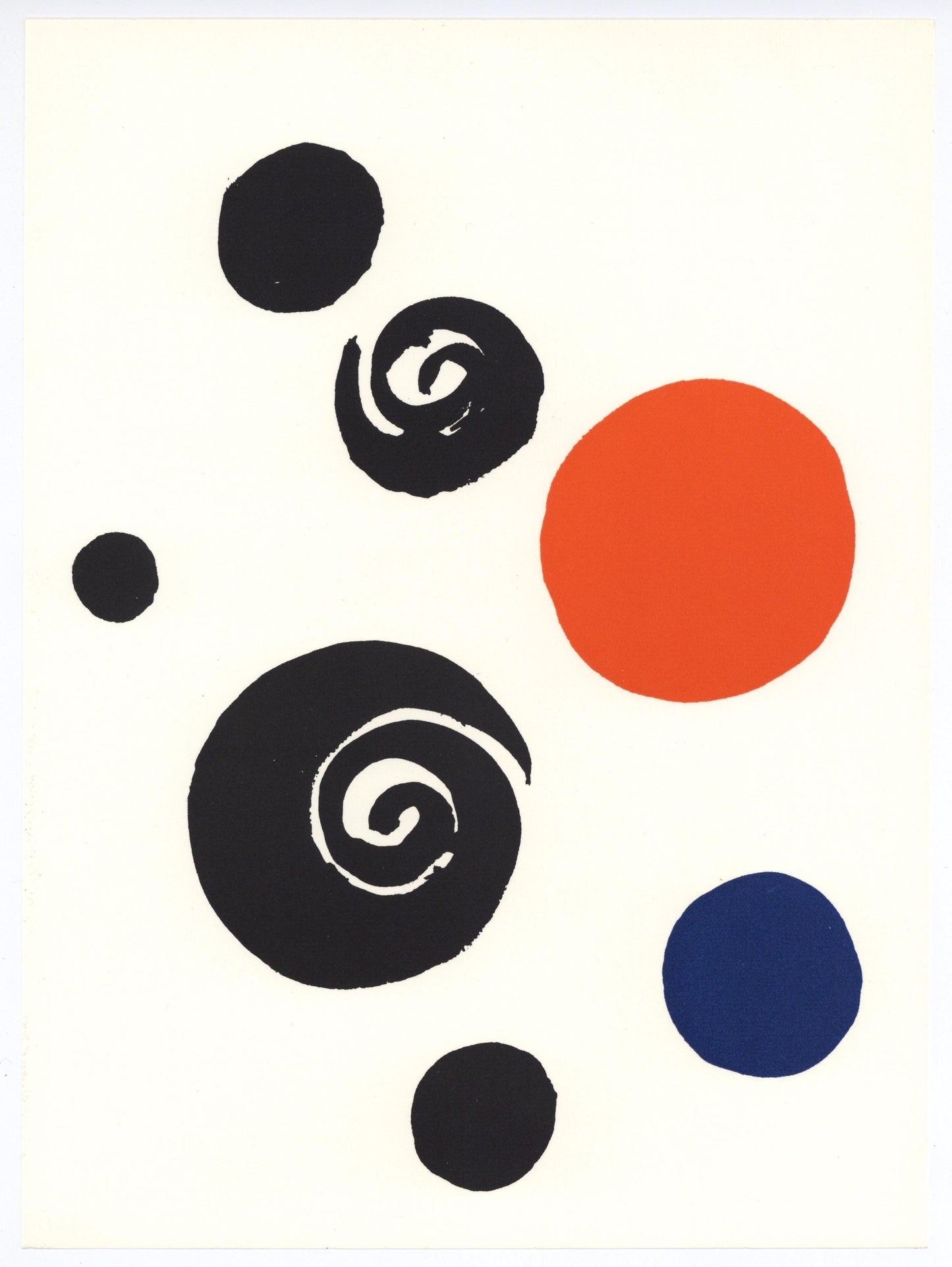 Alexander Calder, Composition, Calder, Muse National D'Art Moderne, Lithograph