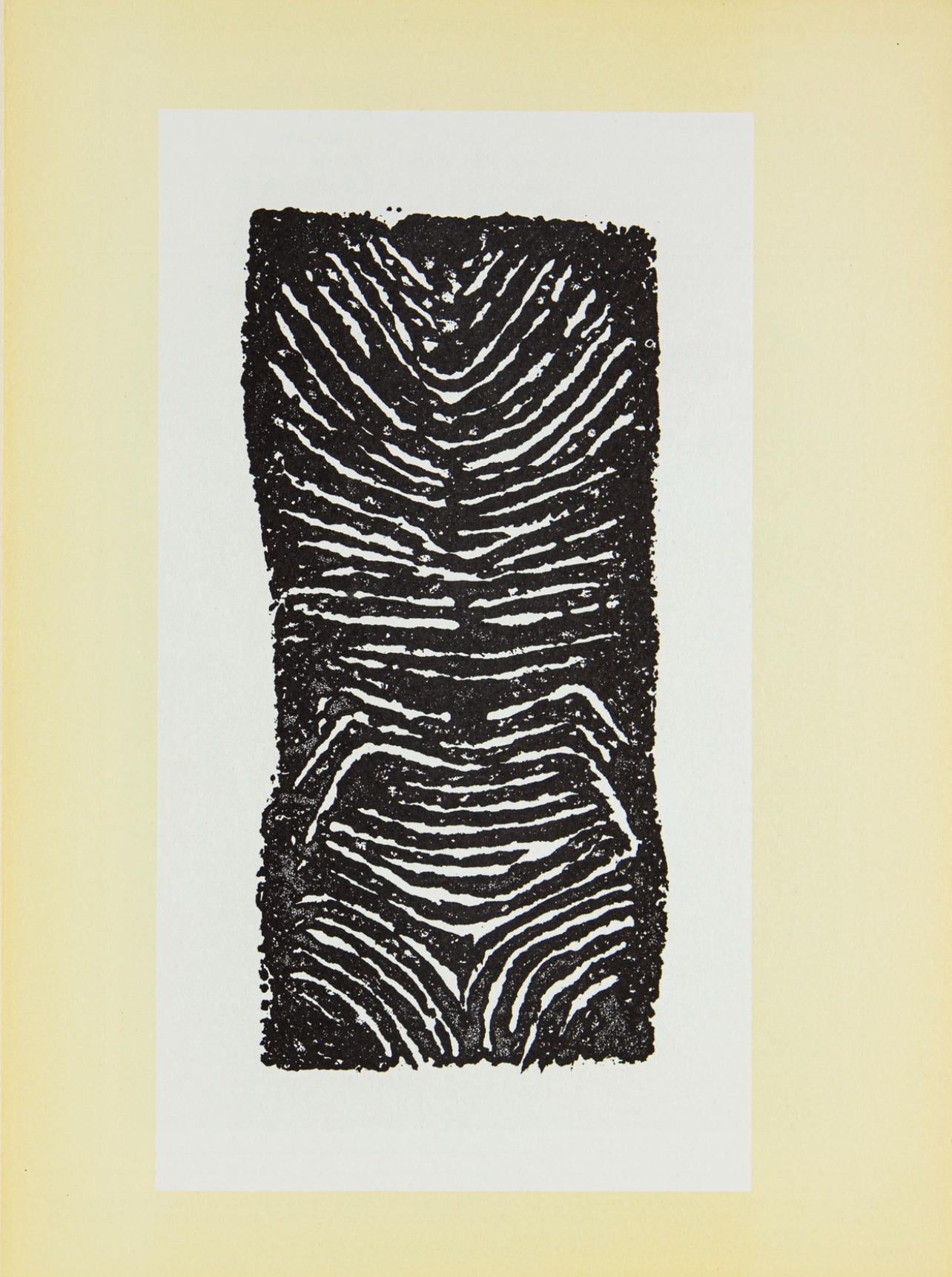 Raoul Ubac, Composition, Derrire Le Miroir, Lithograph