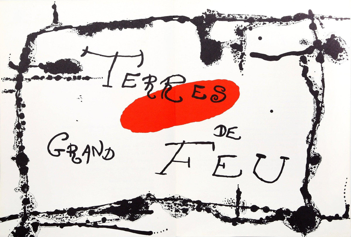 Joan Mir, Composition (Cramer 34; Mourlot 224), Derrire Le Miroir, Lithograph
