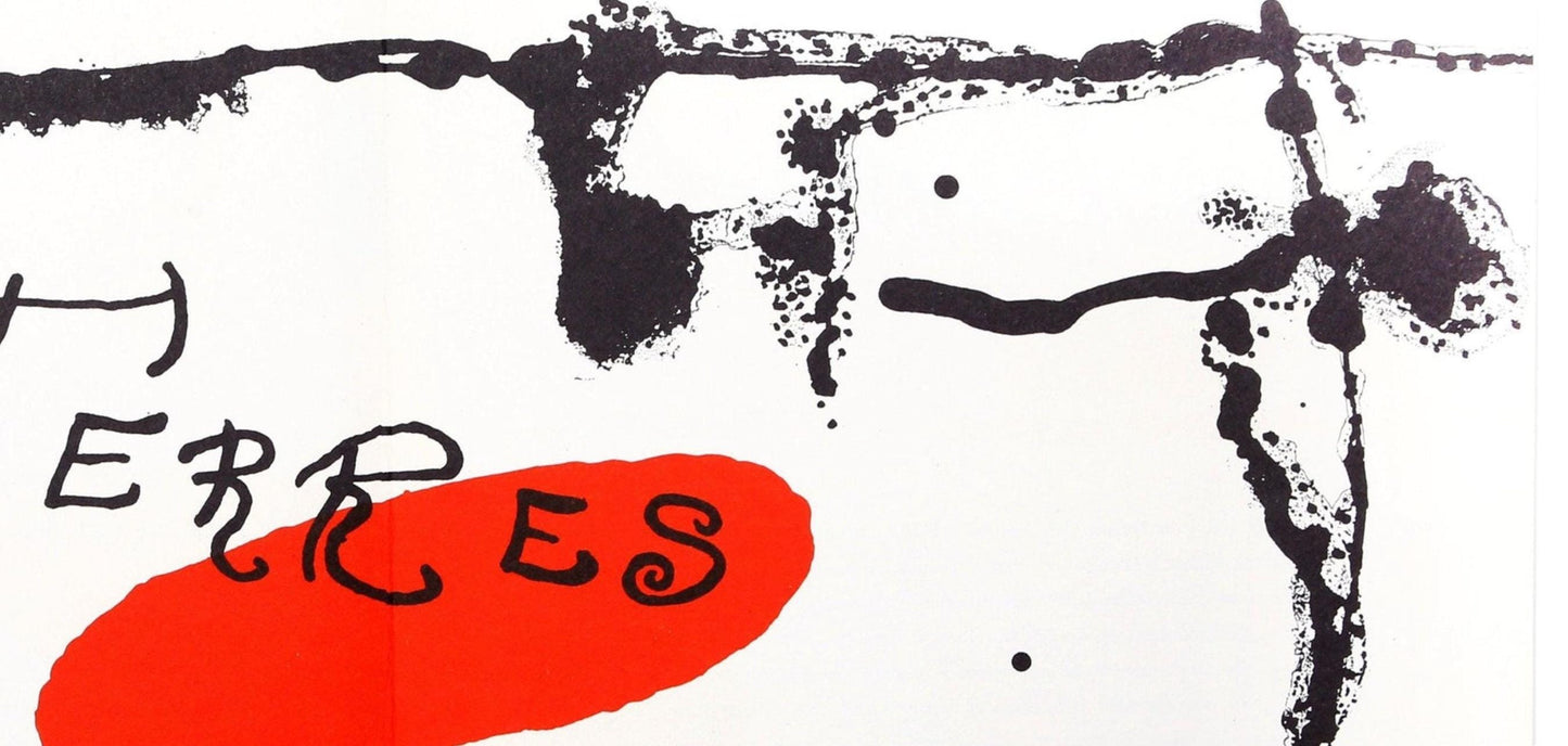 Joan Mir, Composition (Cramer 34; Mourlot 224), Derrire Le Miroir, Lithograph