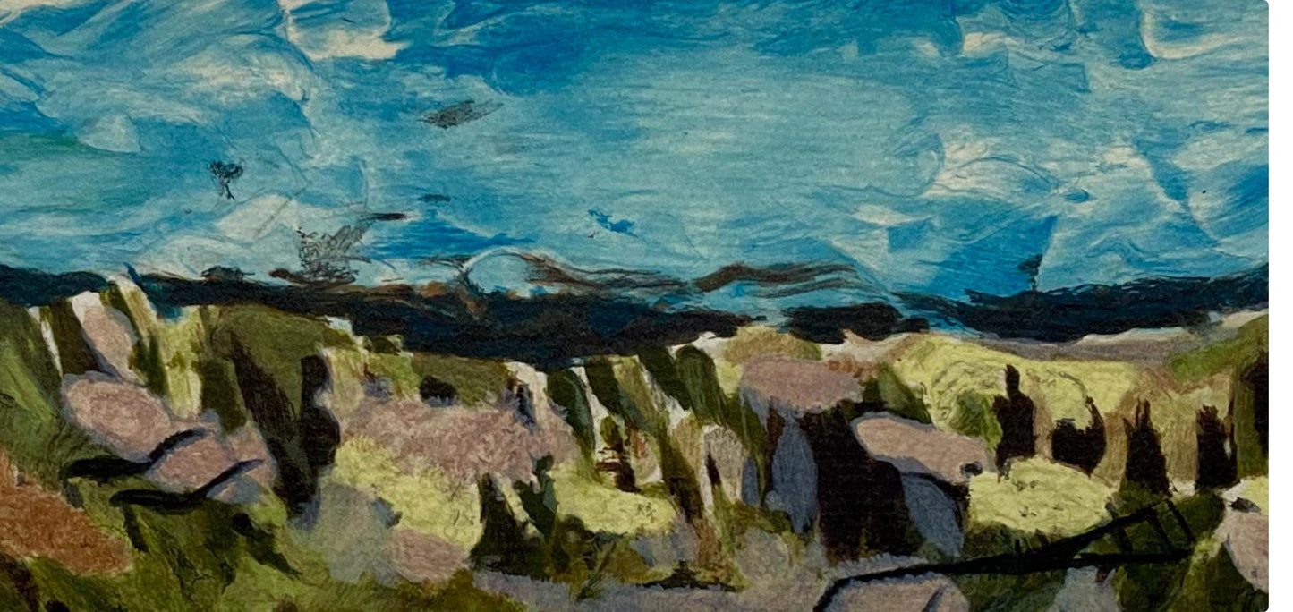 Georges Braque, Paysage, Varengeville, Lithograph