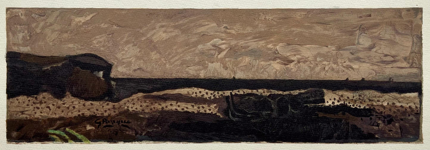 Georges Braque, La Plage De Varengeville, Varengeville, Lithograph