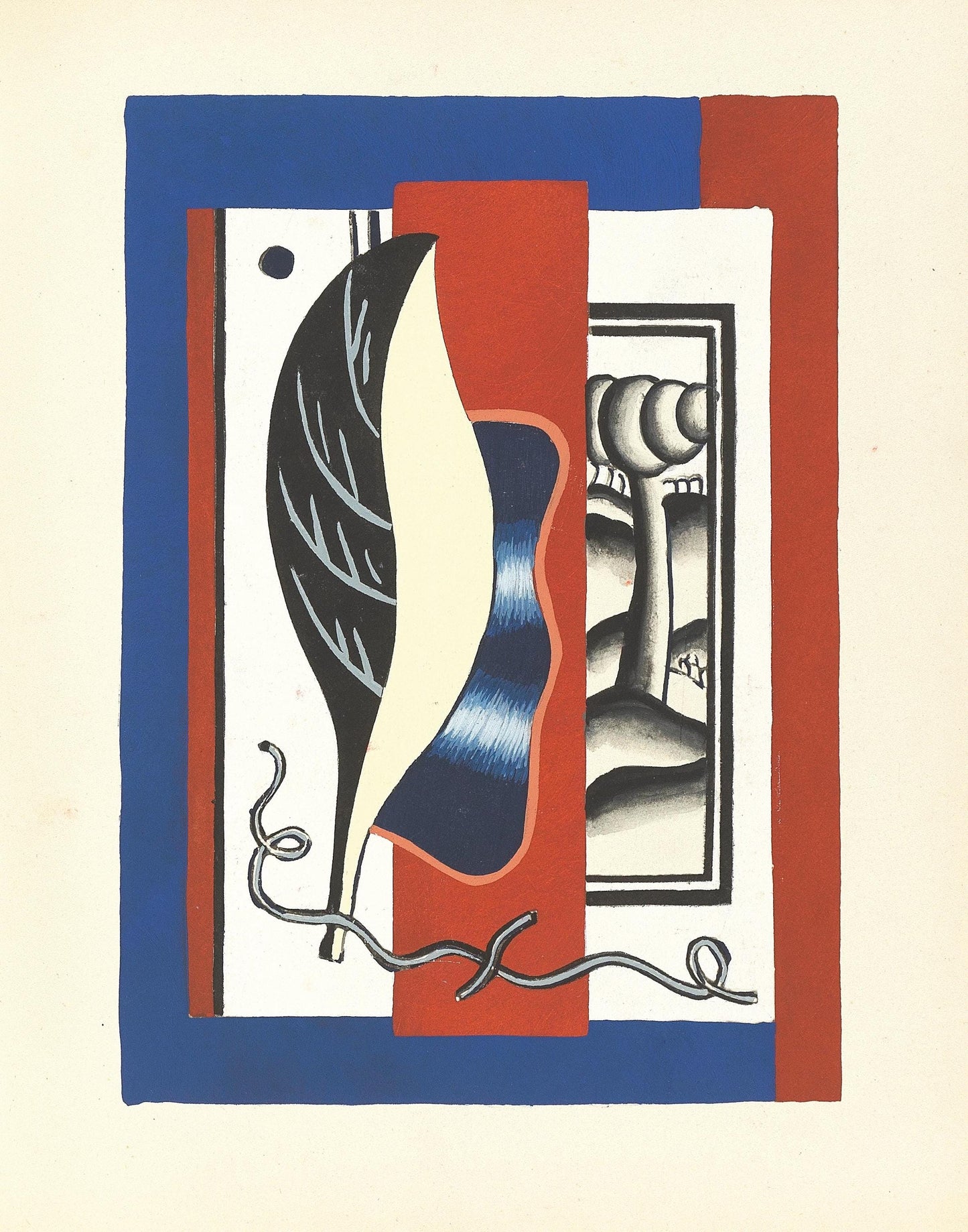 Fernand Lger, Composition, Lithograph,