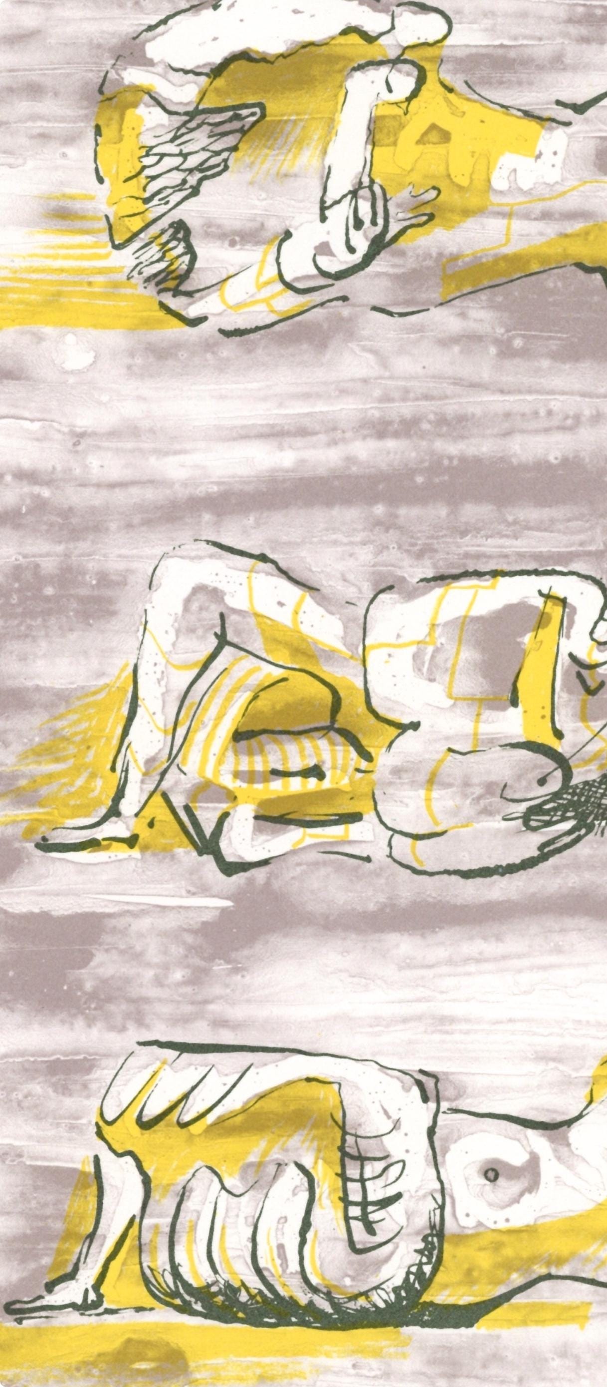Henry Moore, Three Reclining Figures (Cramer 180), Xxe Sicle, Lithograph