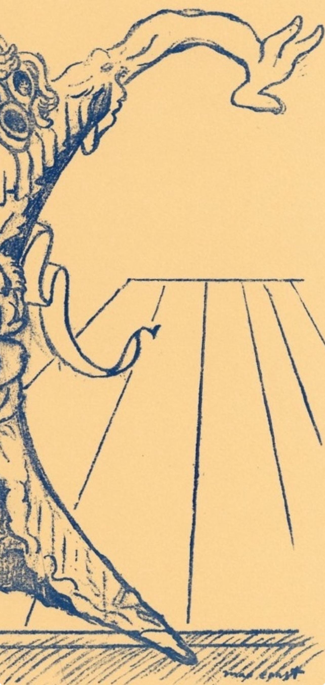Max Ernst, Elektra, Xxe Sicle, Lithograph