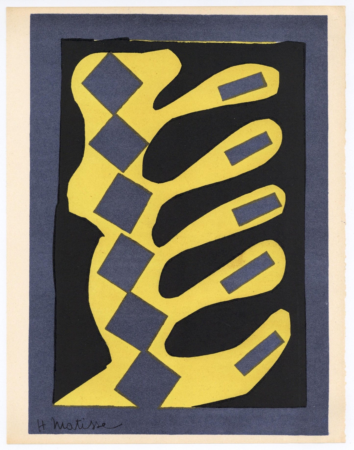 Henri Matisse, Dcoupage, Xxe Sicle, Lithograph