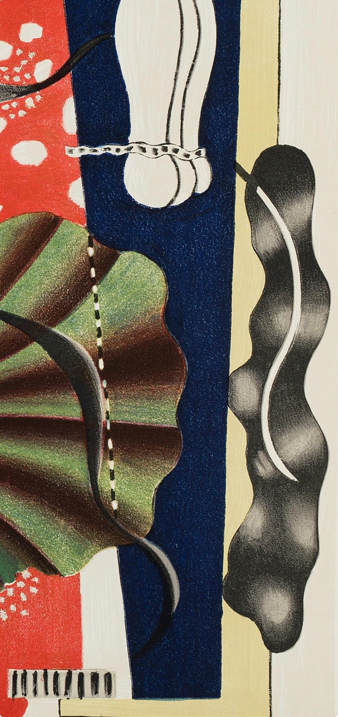 Fernand Lger, Composition, Derrire Le Miroir, Lithograph