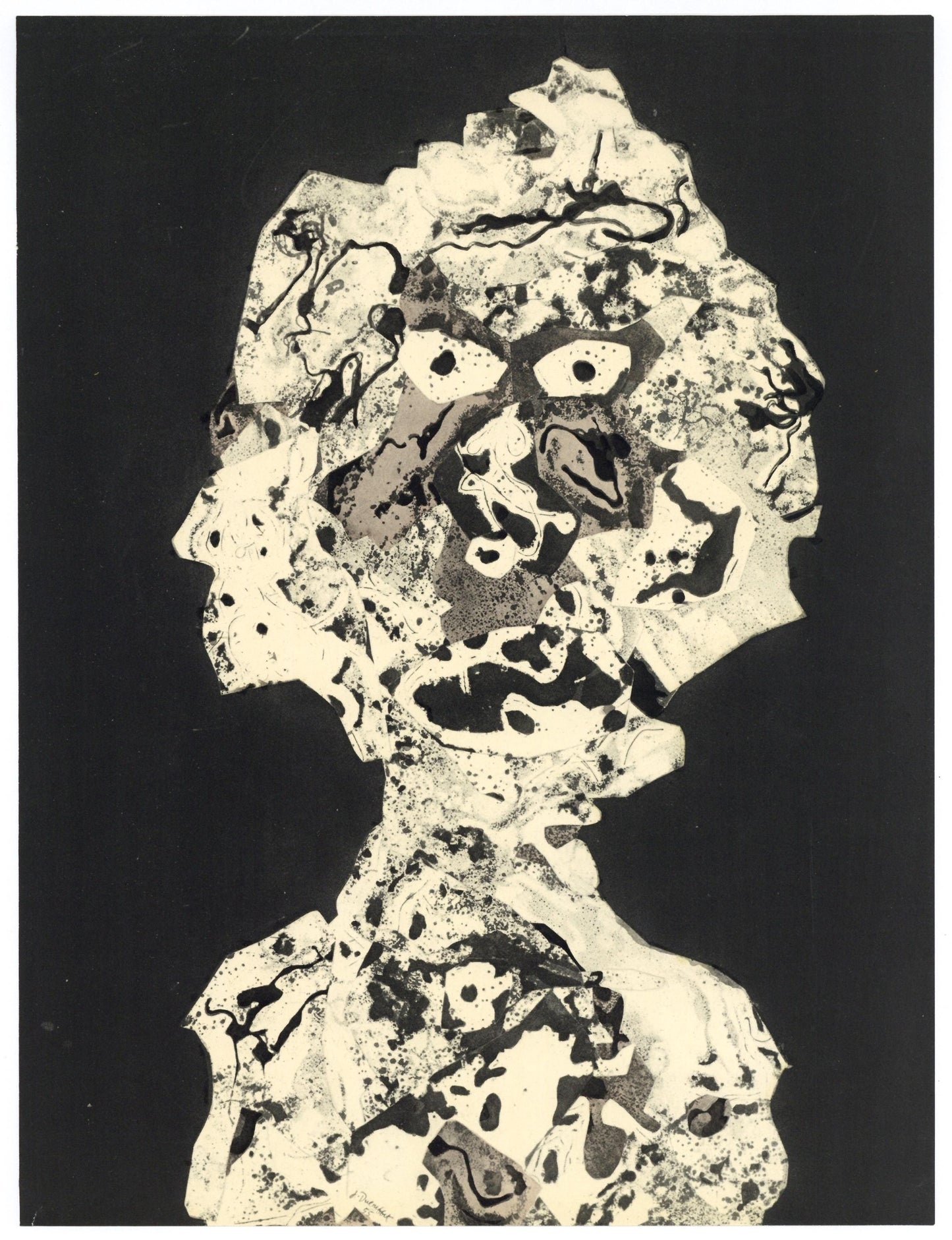 Jean Dubuffet, Personnages I, Xxe Sicle, Lithograph