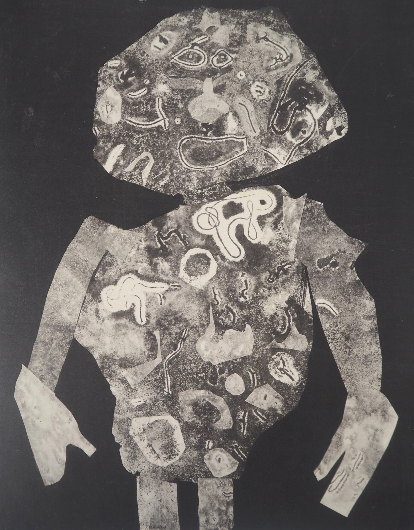 Jean Dubuffet, Personnages Ii, Xxe Sicle, Lithograph