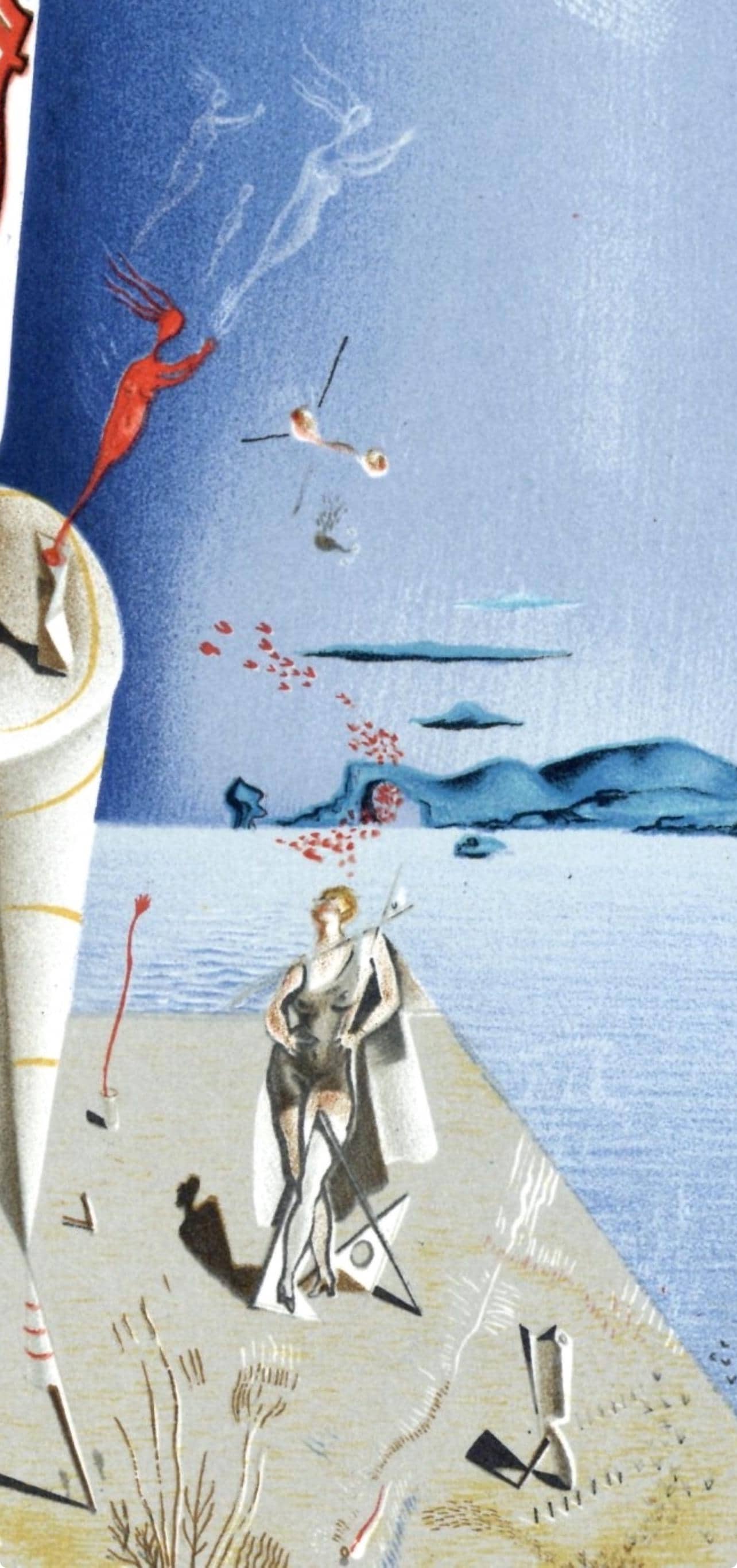 Salvador Dal, Composition, Xxe Sicle, Lithograph