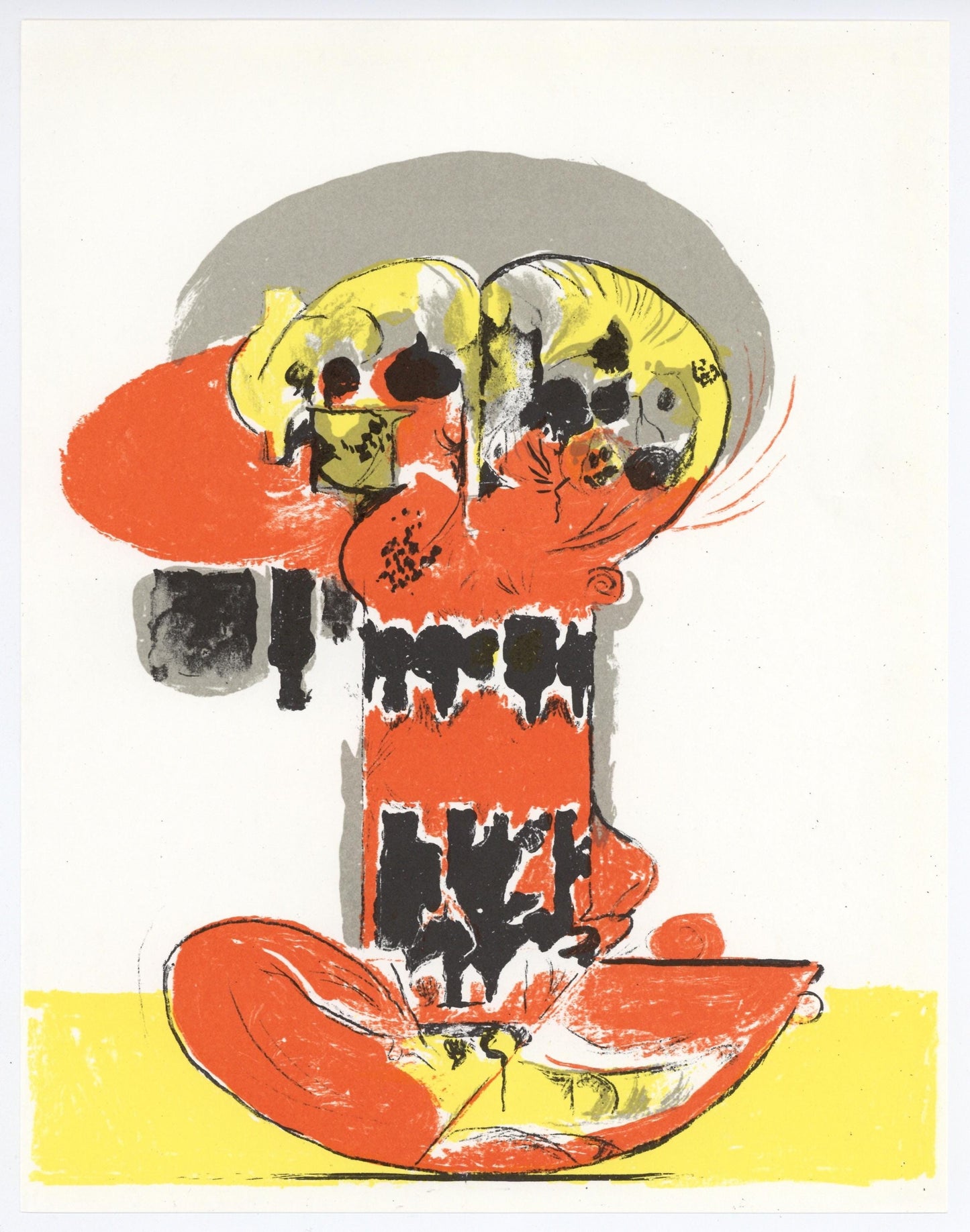 Graham Sutherland, Composition, Xxe Sicle, Lithograph