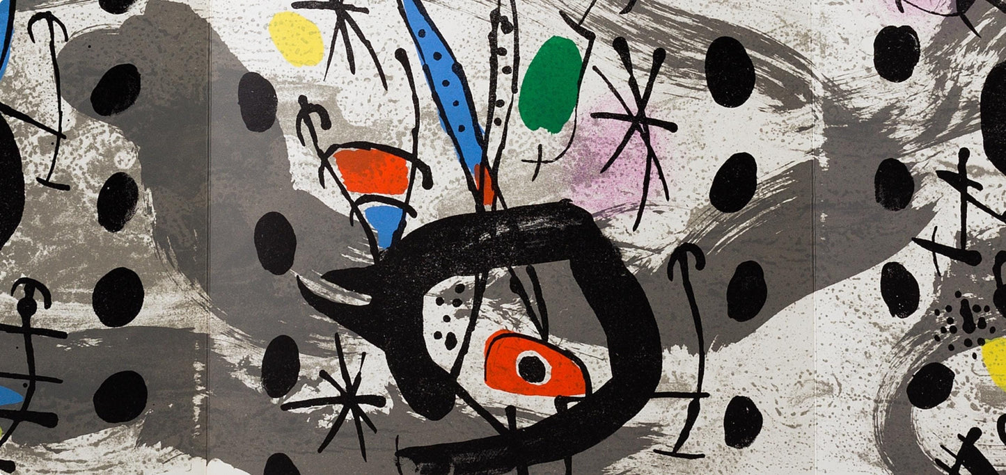 Joan Mir, Composition (Mourlot, 567), Xxe Sicle, Lithograph