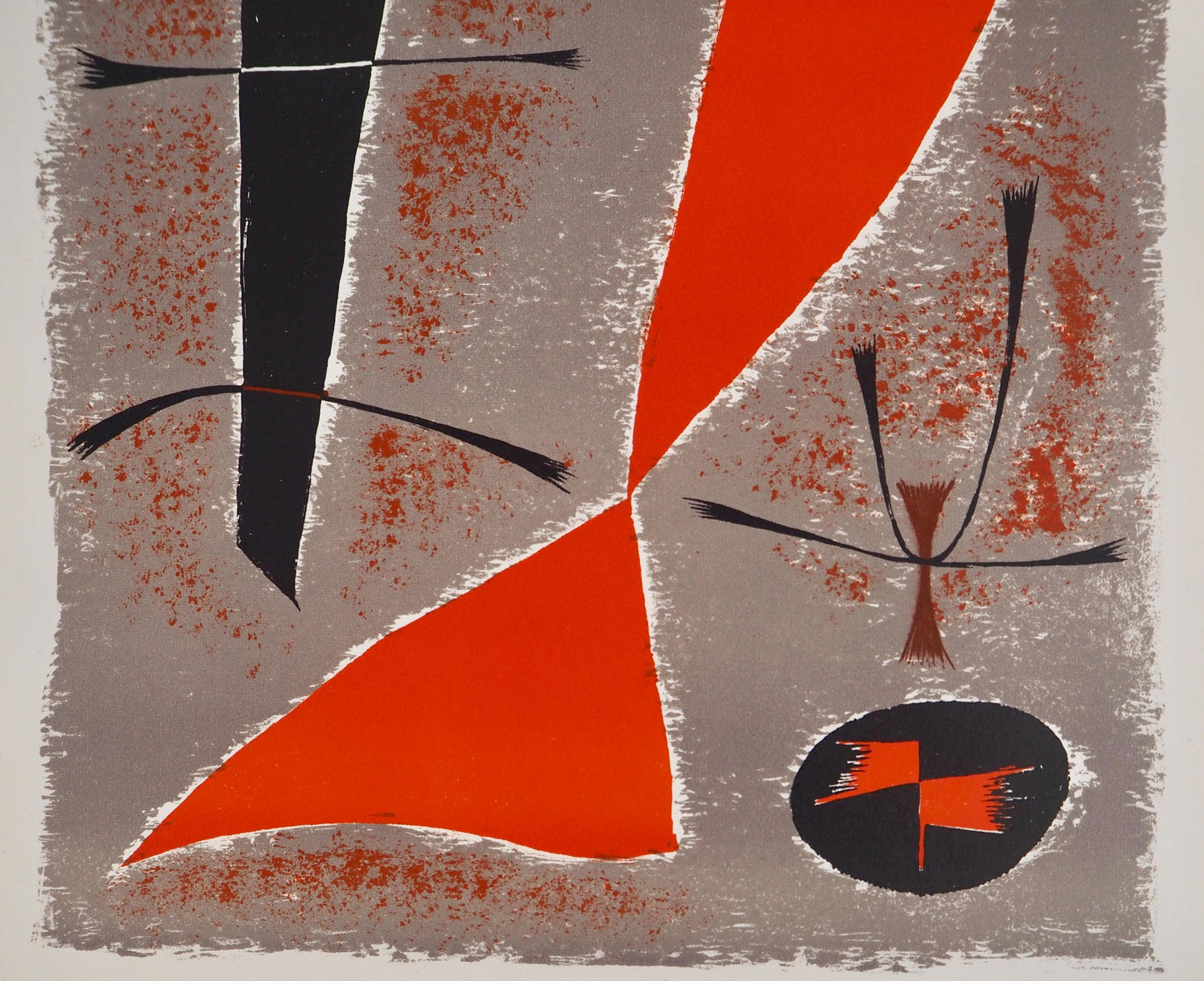Gustave Singier, Composition, Xxe Sicle, Lithograph