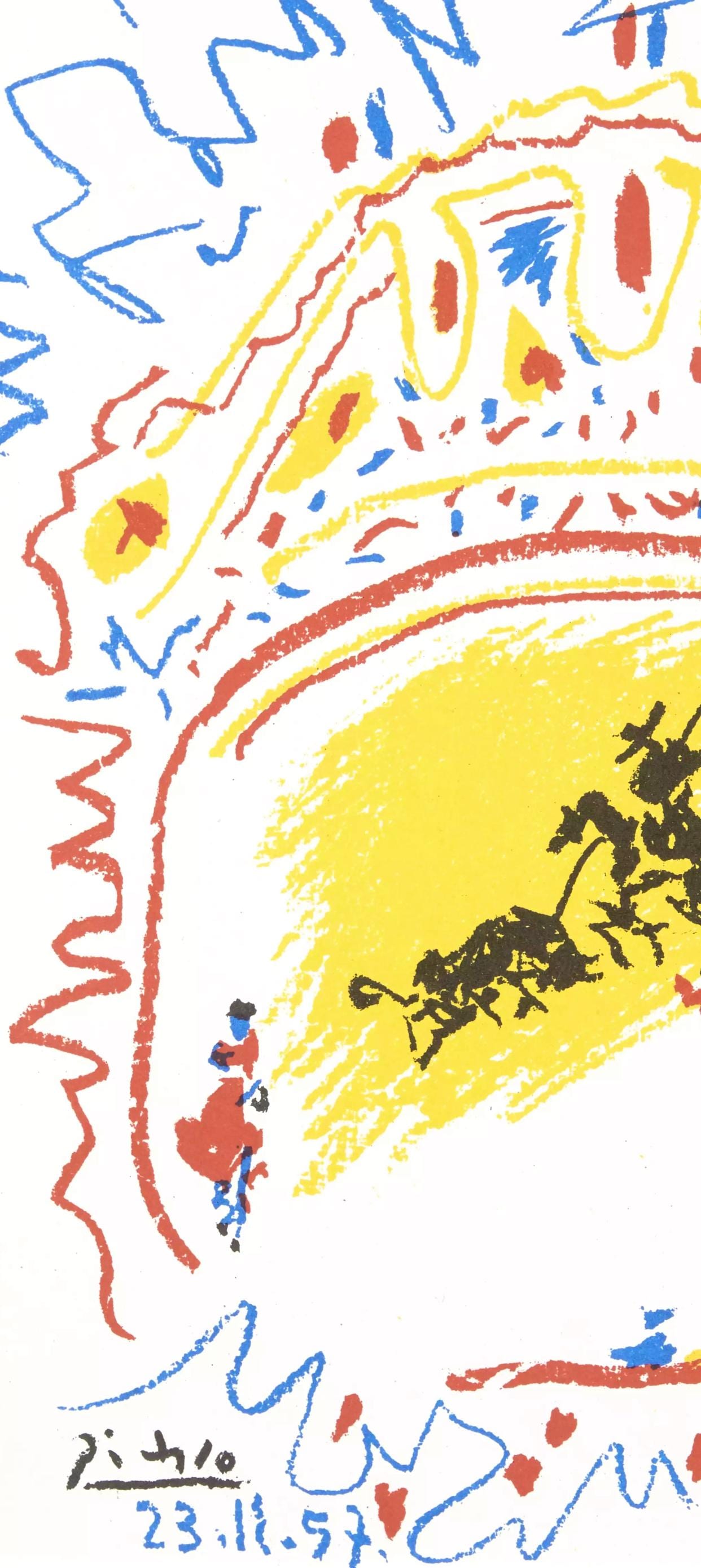 Pablo Picasso, Corrida (Cramer 92; Bloch 839; Mourlot 302), Xxe Sicle, Lithograph