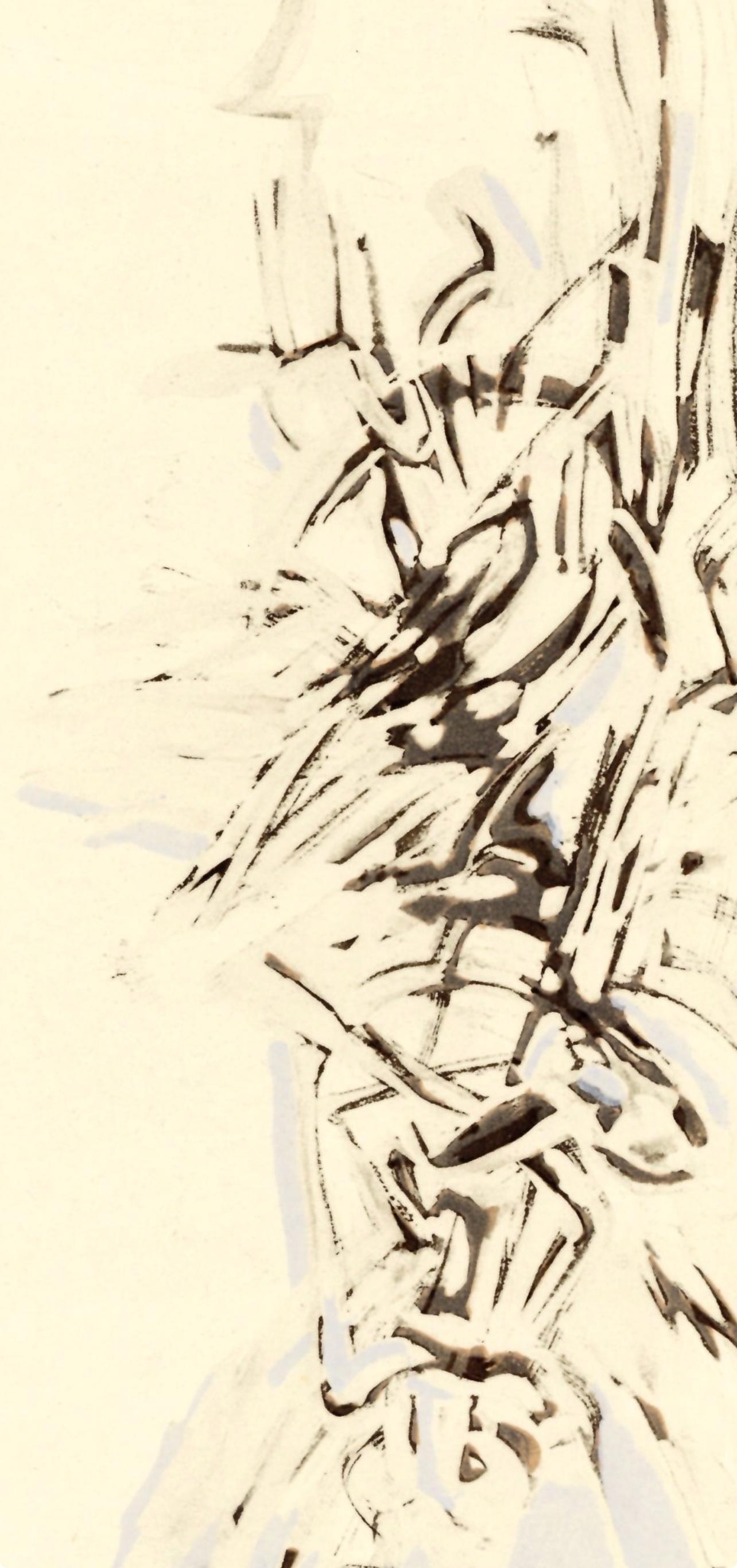 Mark Tobey, Composition, Xxe Sicle, Lithograph