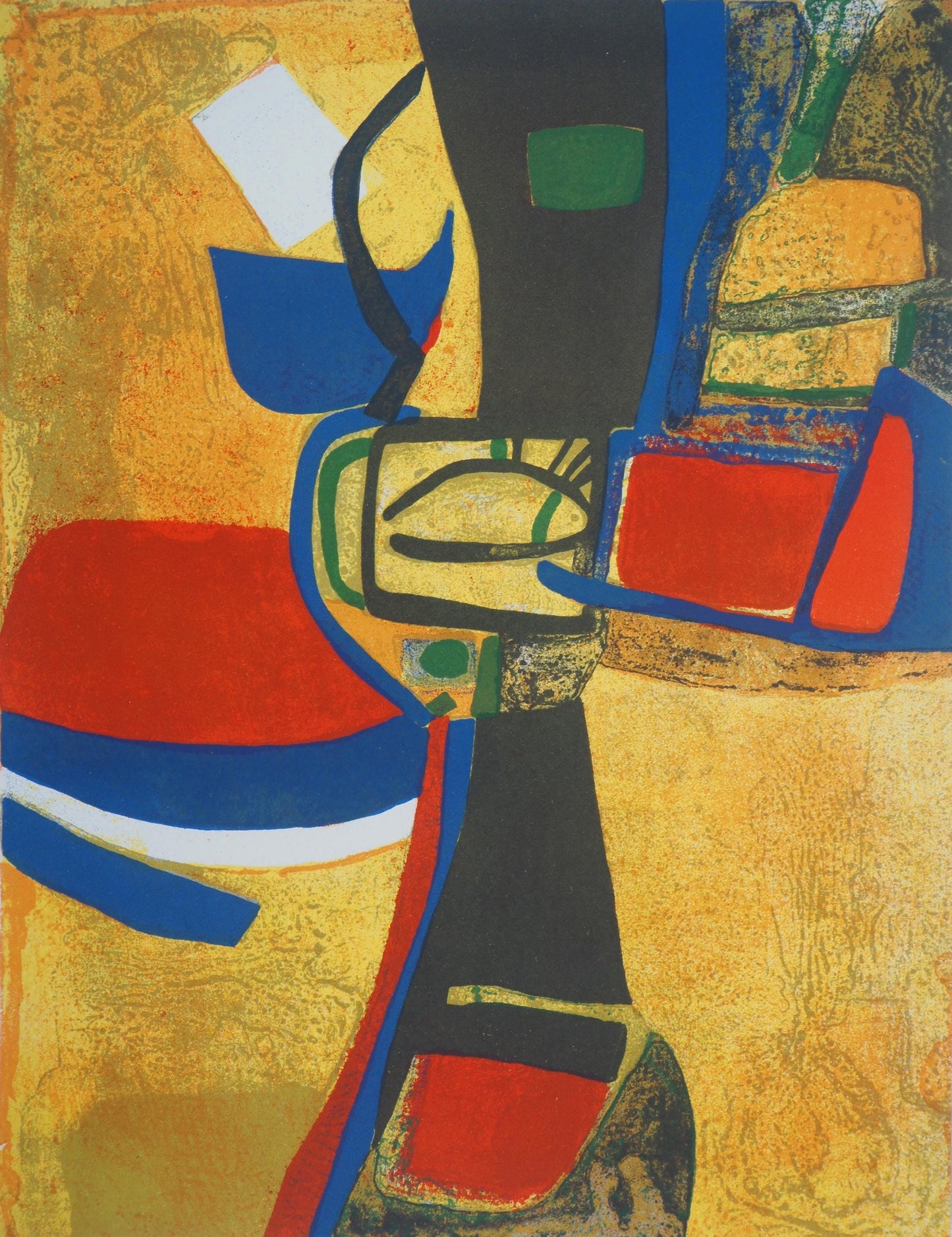 Maurice Estve, Corne Licou, Xxe Sicle, Lithograph