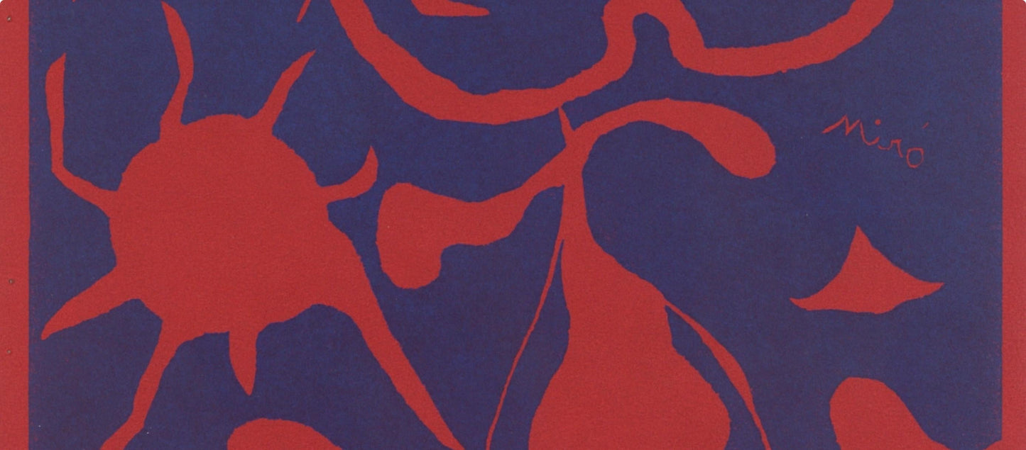 Joan Mir, Composition (Cramer 6; Dupin 40; Mourlot 1967), Xxe Sicle, Linocut