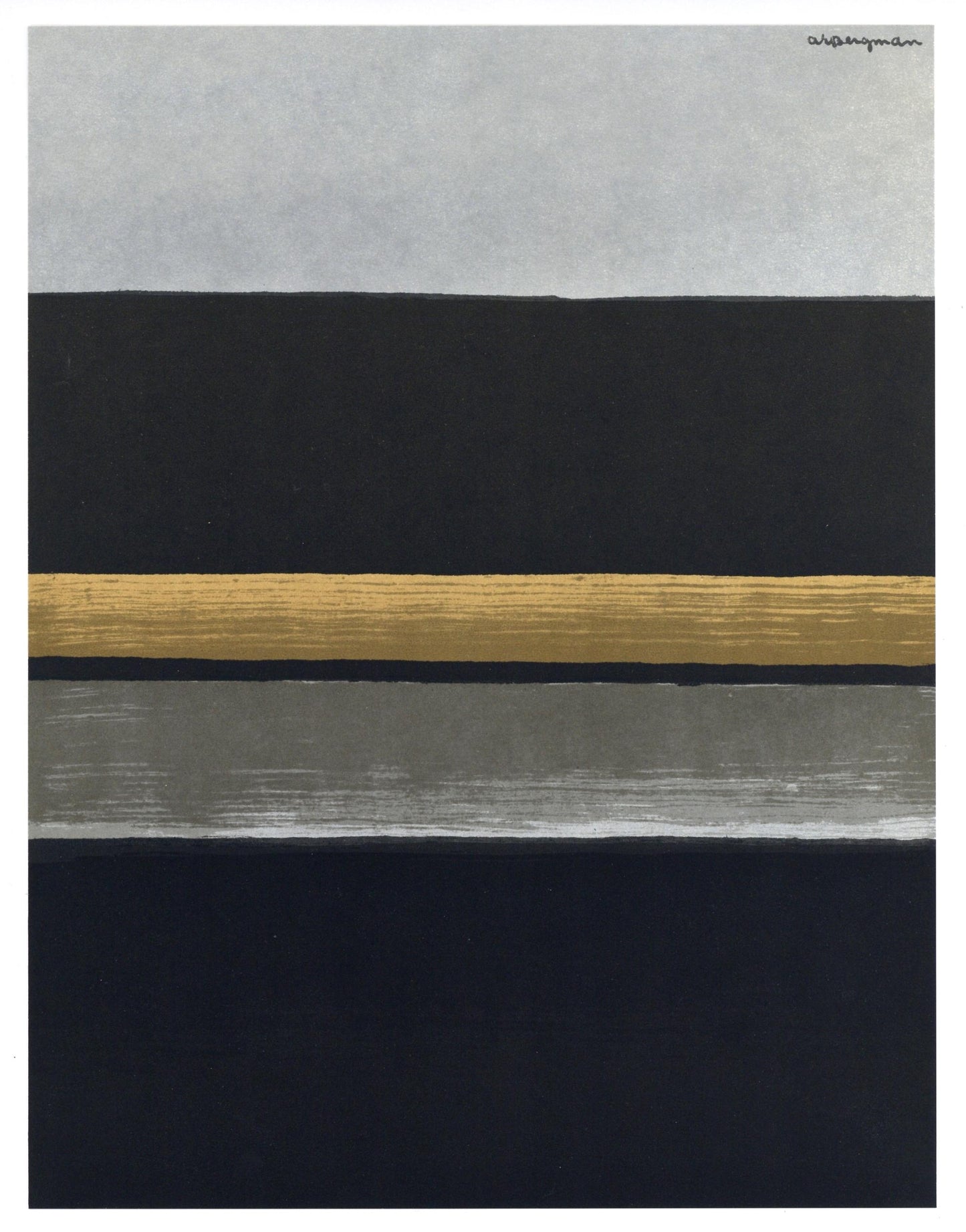 Anna-Eva Bergman, Composition, Xxe Sicle, Lithograph