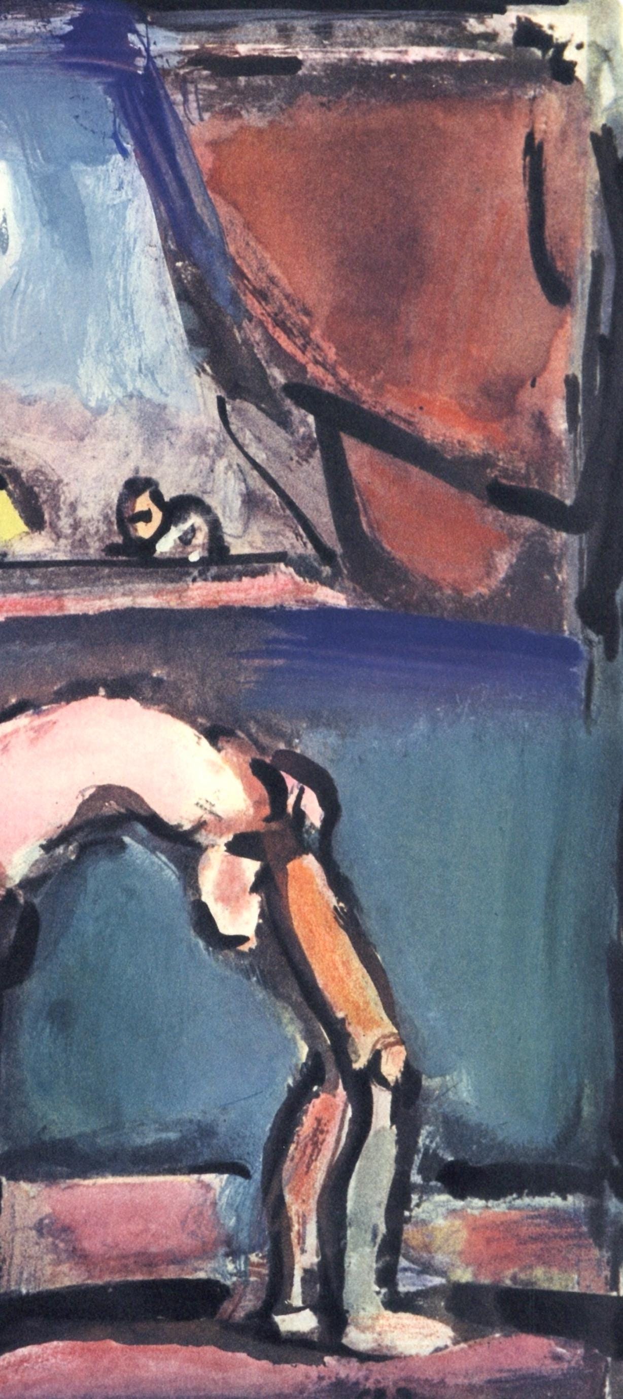 Georges Rouault, Composition, Divertissement, Lithograph