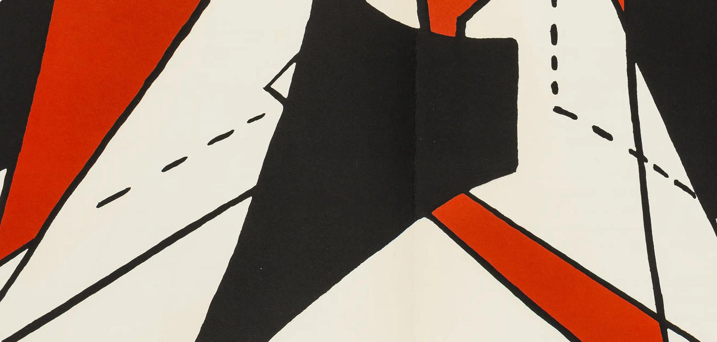 Alexander Calder, Composition, Derrire Le Miroir, Lithograph