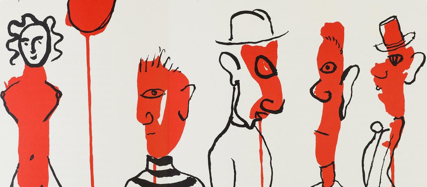 Alexander Calder, Composition, Derrire Le Miroir, Lithograph