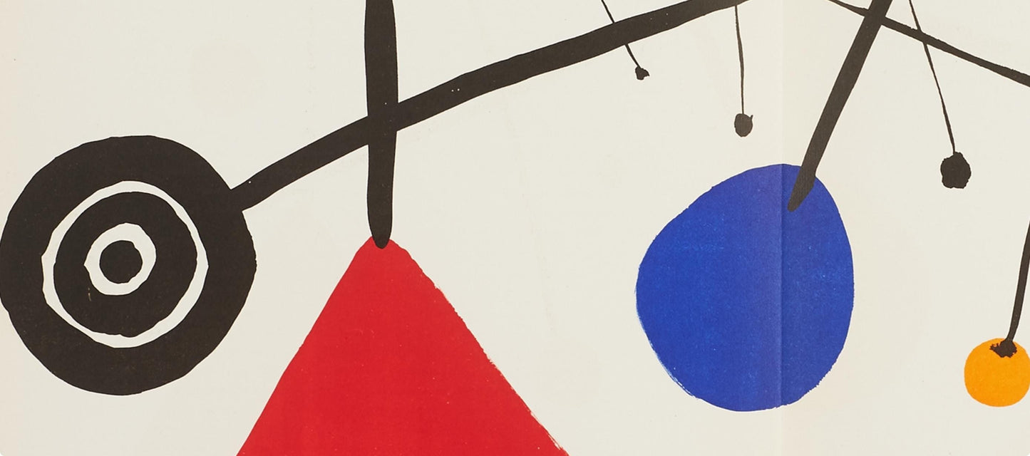 Alexander Calder, Composition, Derrire Le Miroir, Lithograph