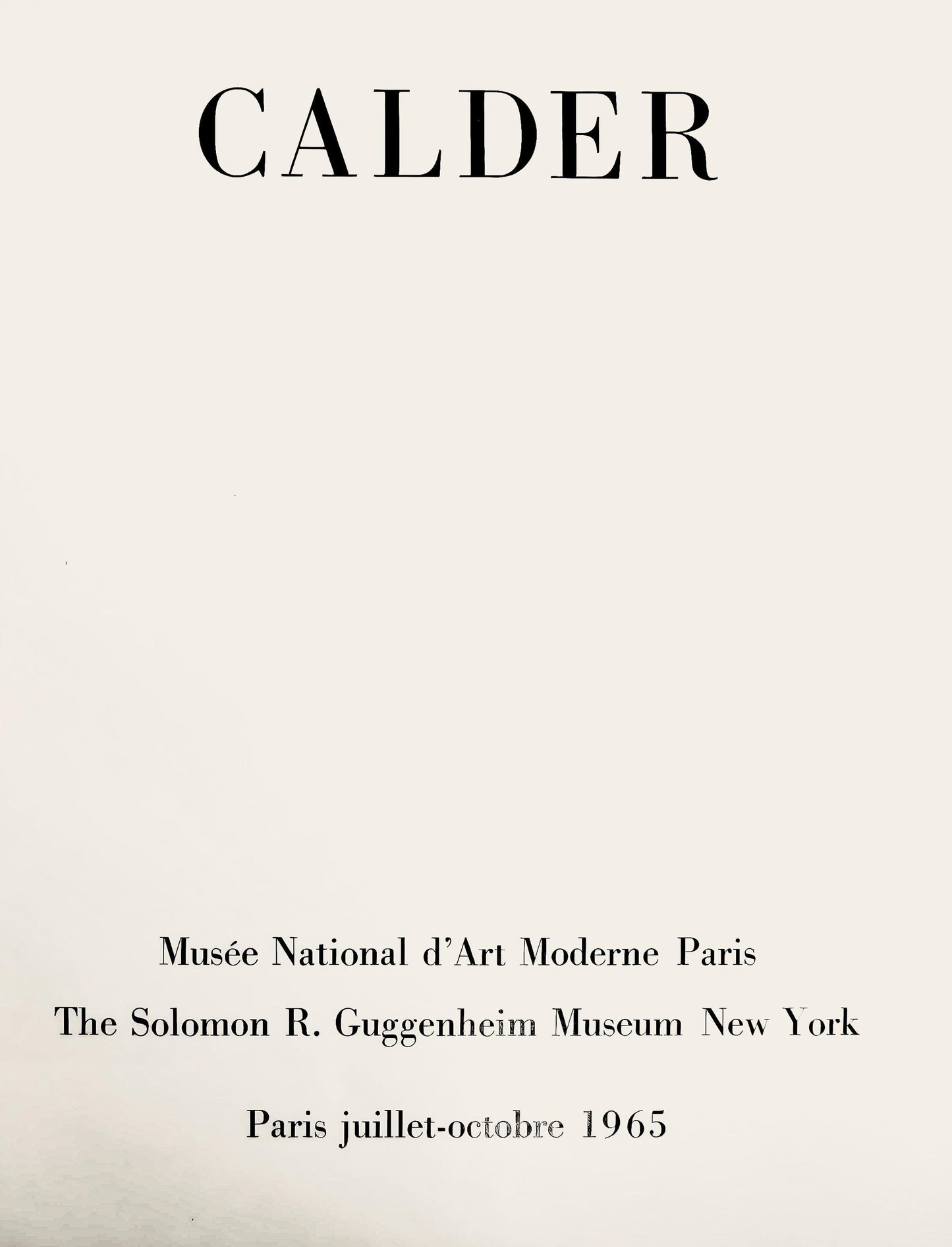 Alexander Calder, Composition, Calder, Muse National D'Art Moderne, Lithograph