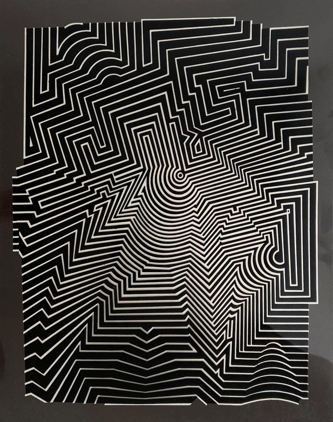 Victor Vasarely, Composition, Cintiques, Hliogravure
