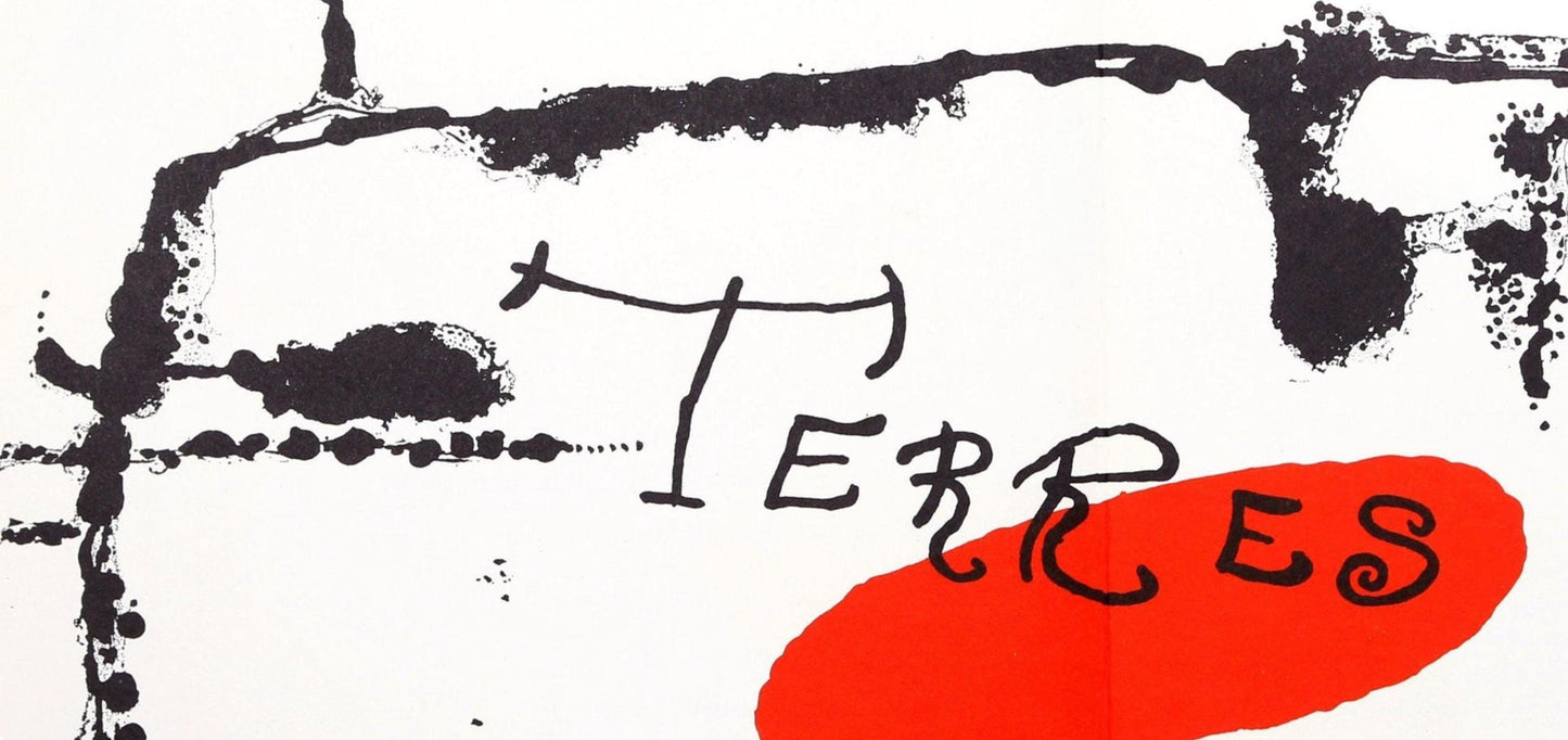 Joan Mir, Composition (Cramer 34; Mourlot 224), Derrire Le Miroir, Lithograph