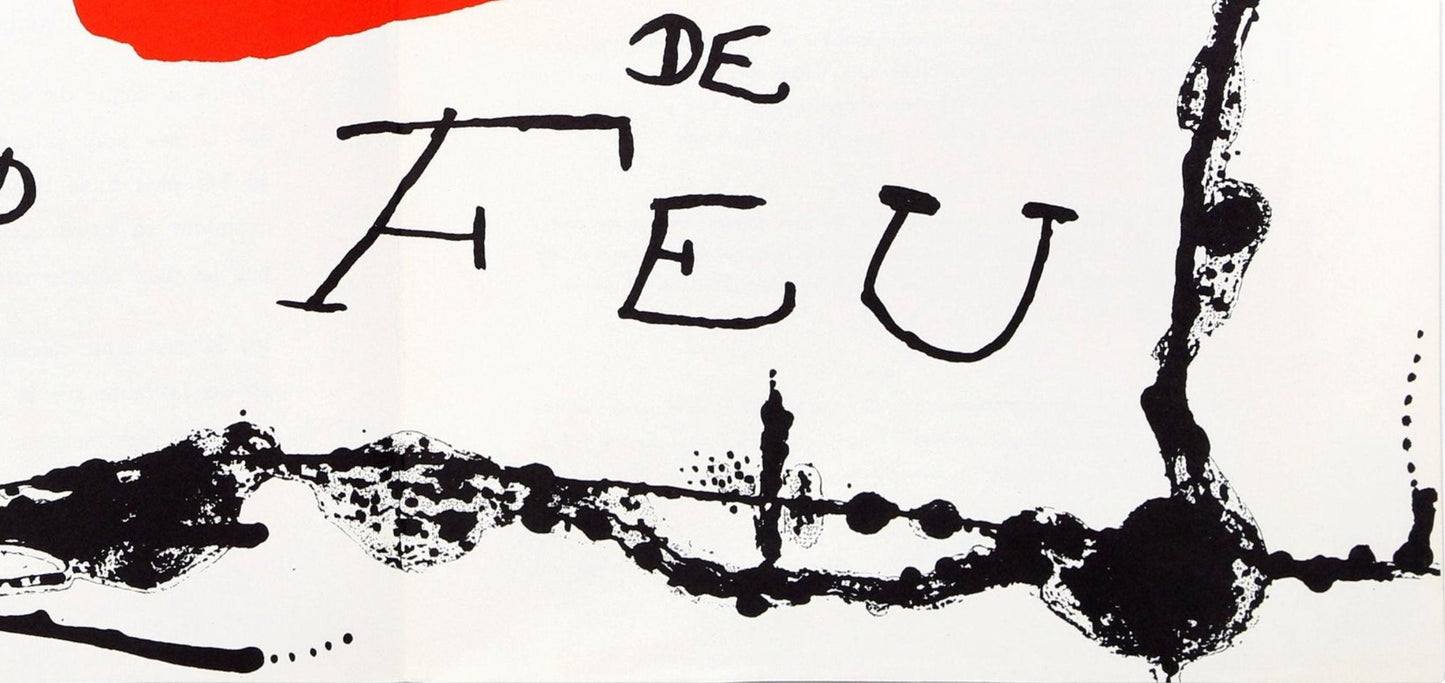 Joan Mir, Composition (Cramer 34; Mourlot 224), Derrire Le Miroir, Lithograph
