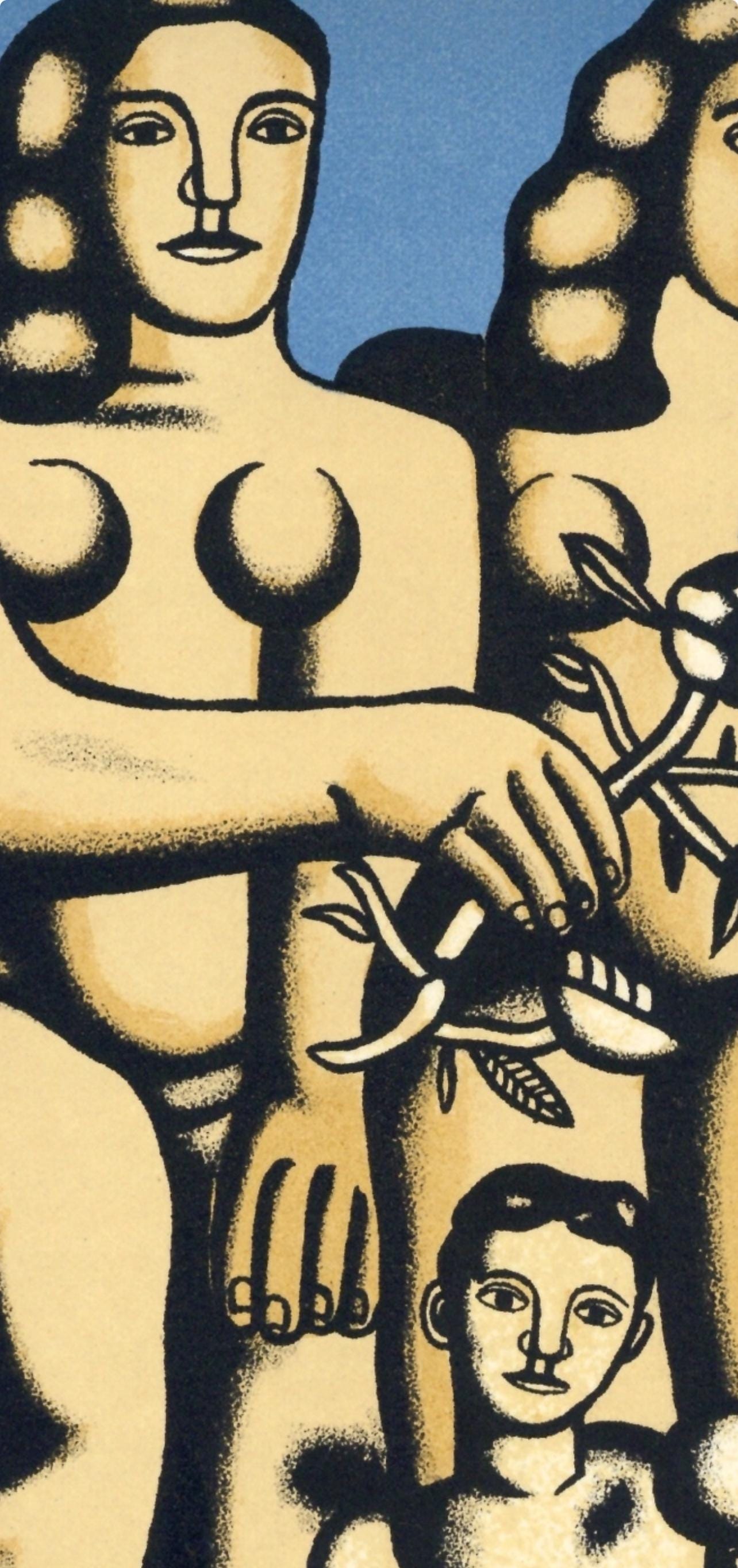 Fernand Lger, Composition, Mon Ami Lger, Lithograph