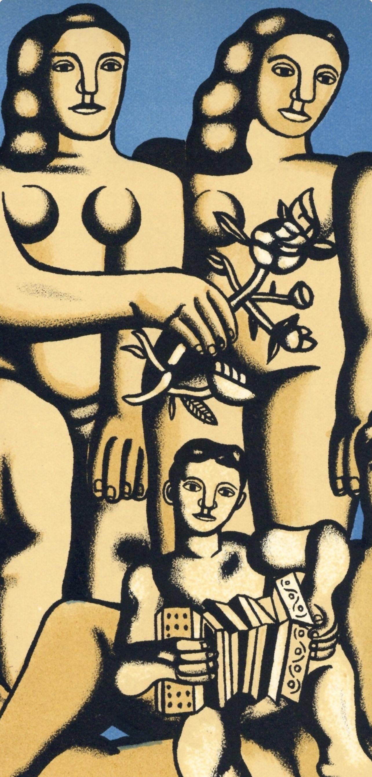 Fernand Lger, Composition, Mon Ami Lger, Lithograph