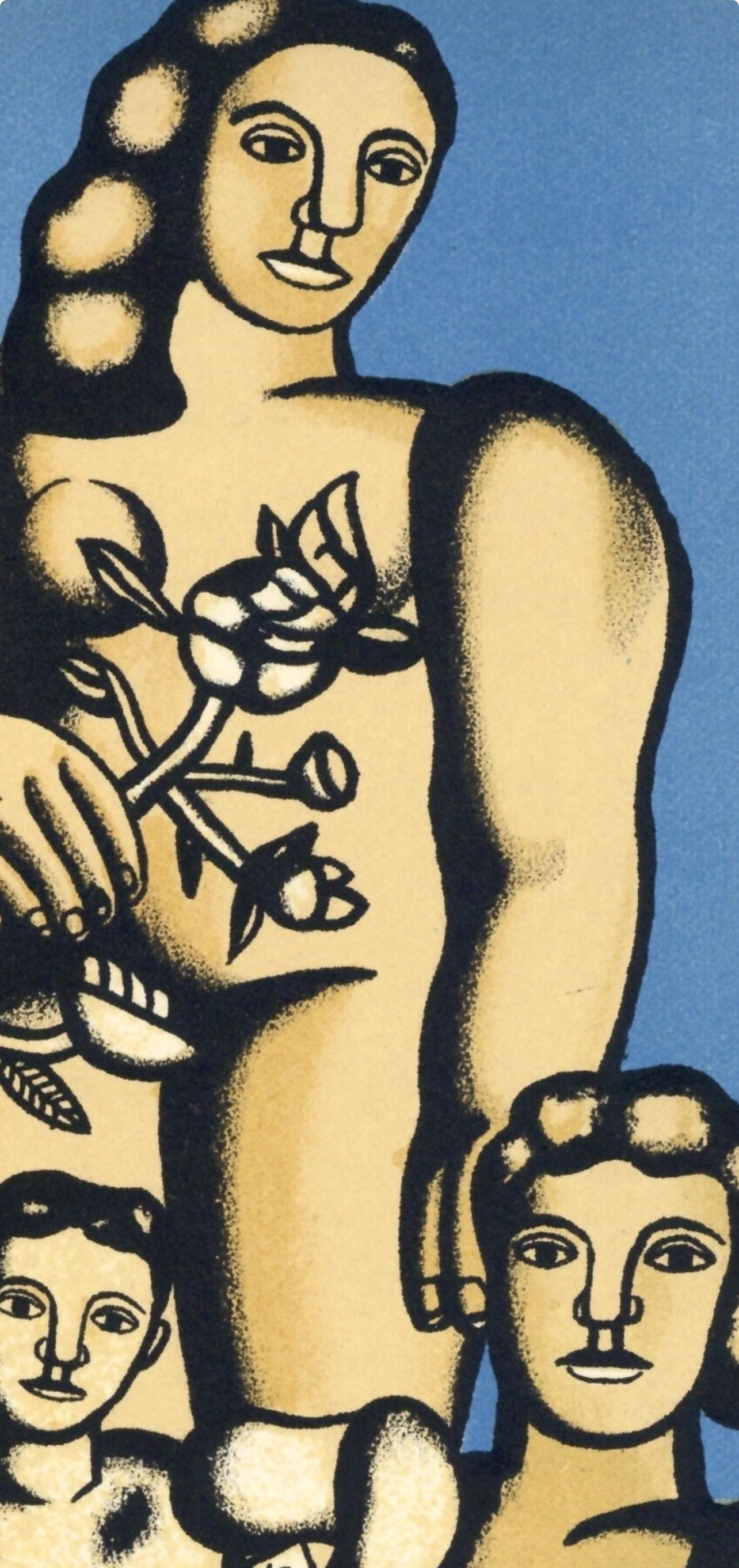 Fernand Lger, Composition, Mon Ami Lger, Lithograph