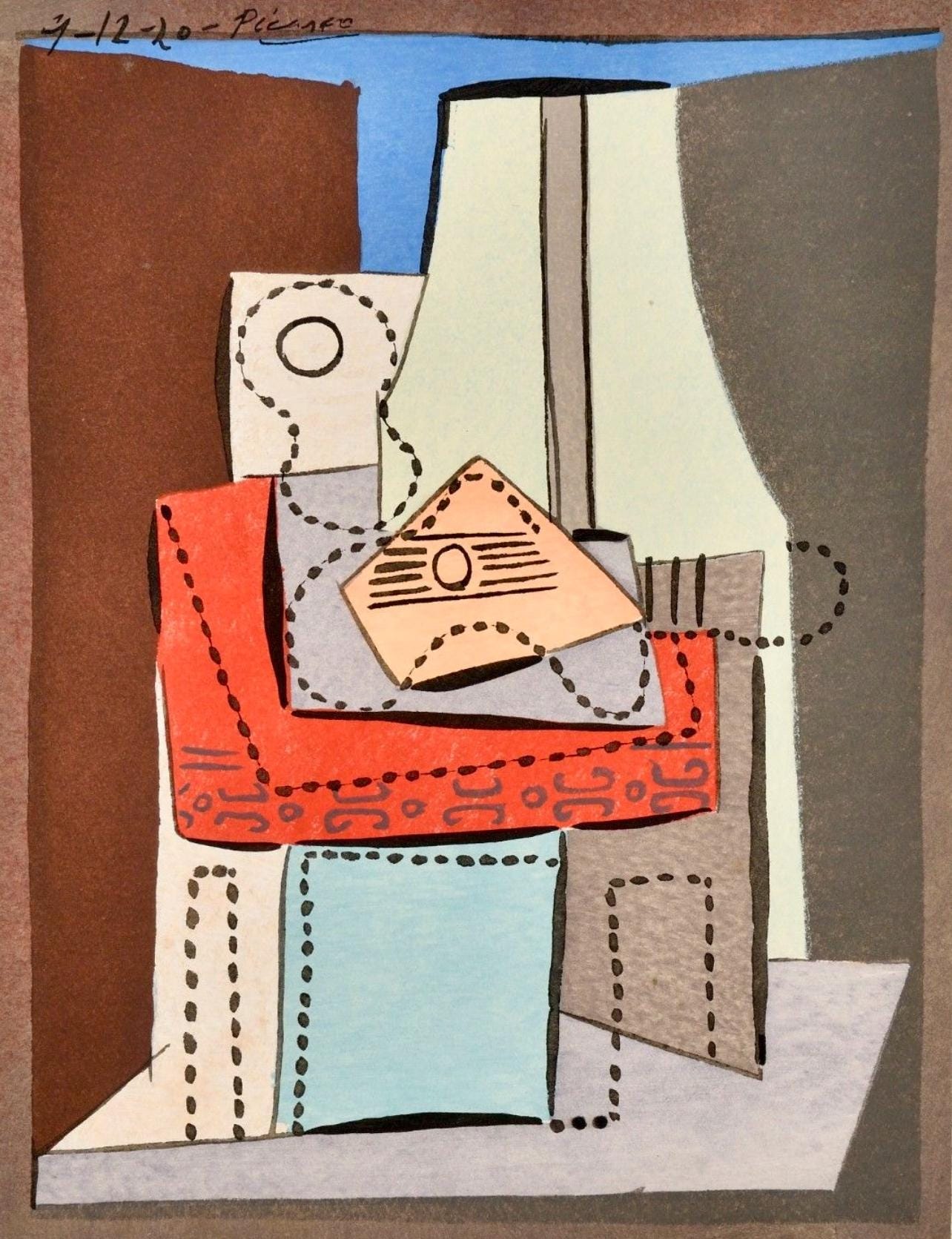 Pablo Picasso, Composition (Cramer 15; Bloch 56), Picasso, Oeuvres 1920-1926, Lithograph