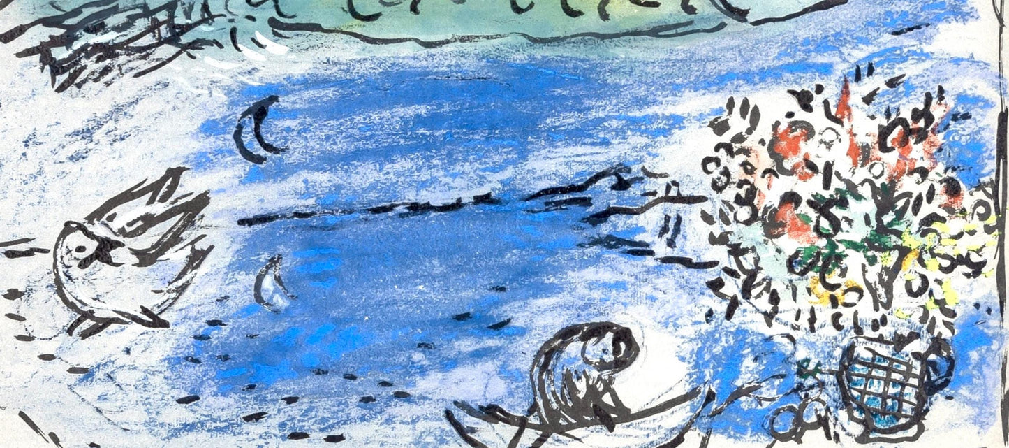 Marc Chagall, Composition, Couleur Amour, Lithograph