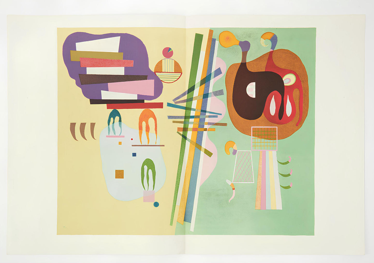 Wassily Kandinsky, Composition, Derrire Le Miroir, Lithograph