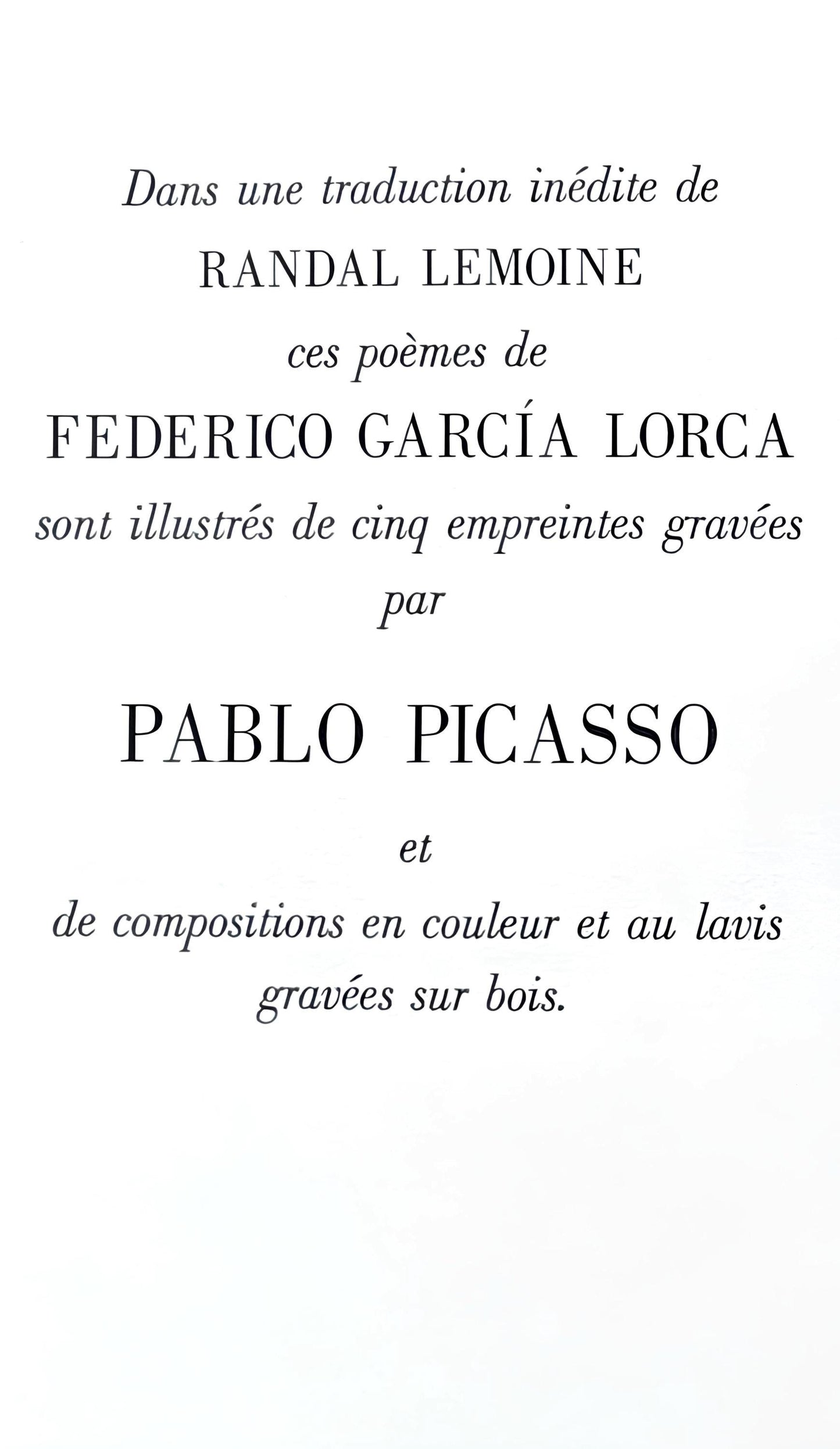 Pablo Picasso, Composition, Chant Funbre Pour Ignacio Sanchez Mejas, Lithograph