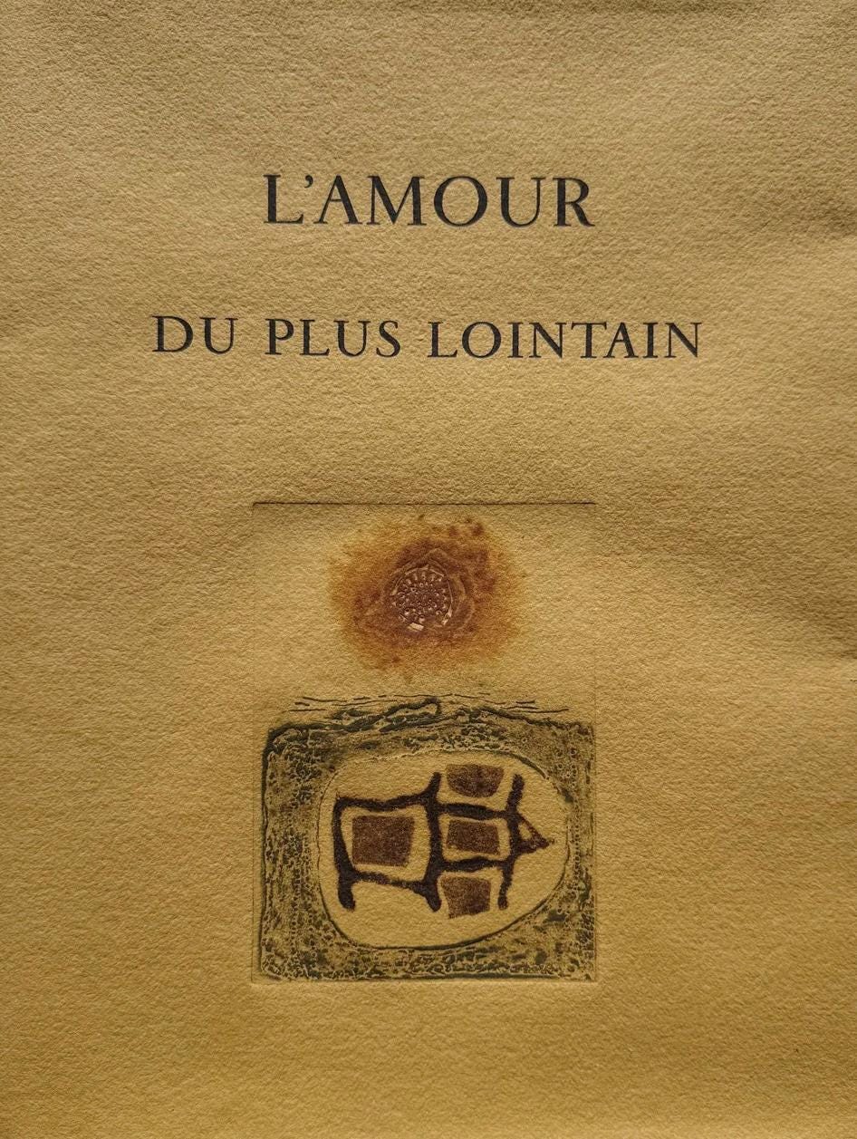 James Coignard, Composition, L'Amour Du Plus Lointain, Engraving