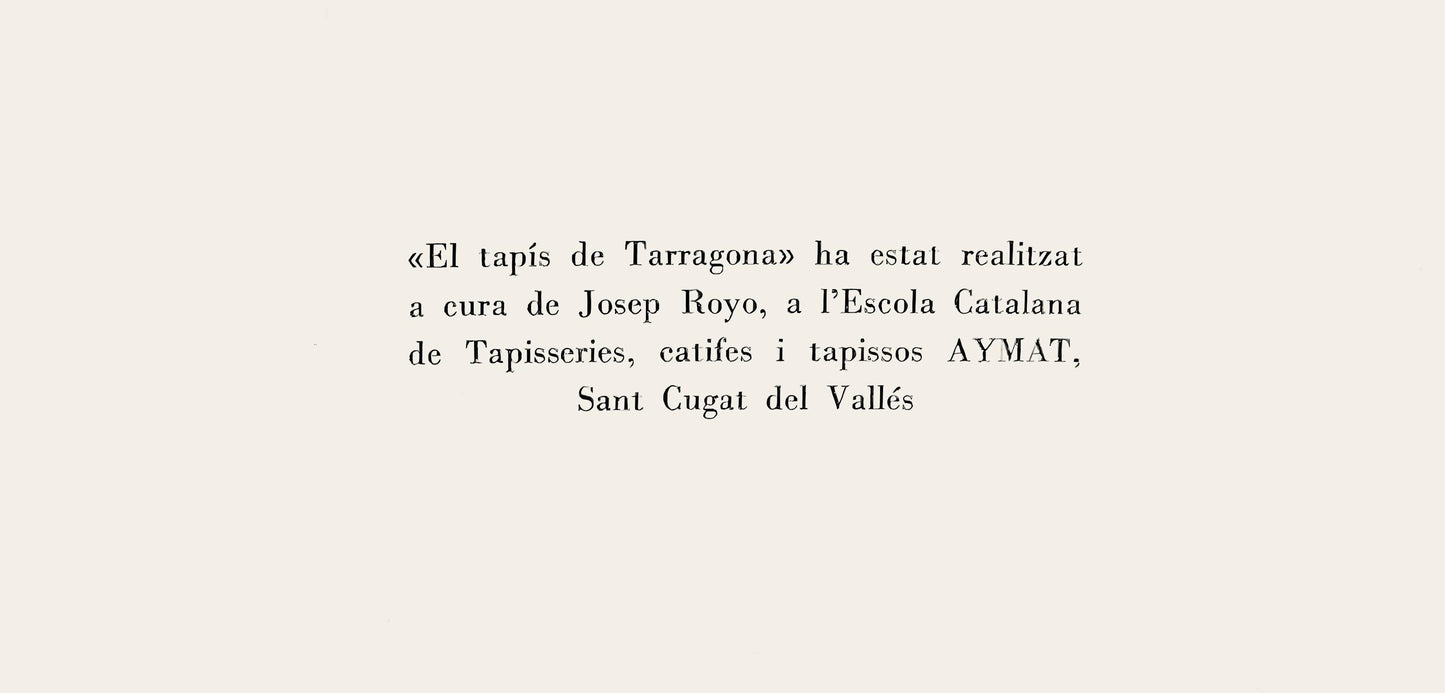 Joan Mir, Composition (Mourlot 872-881; Cramer 164), El Taps De Tarragona, Lithograph