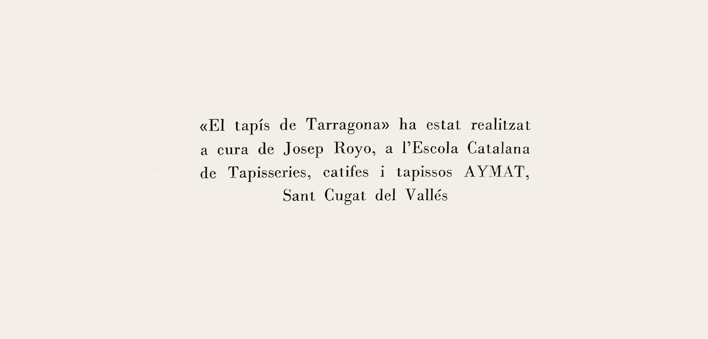 Joan Mir, Composition (Mourlot 872-881; Cramer 164), El Taps De Tarragona, Lithograph