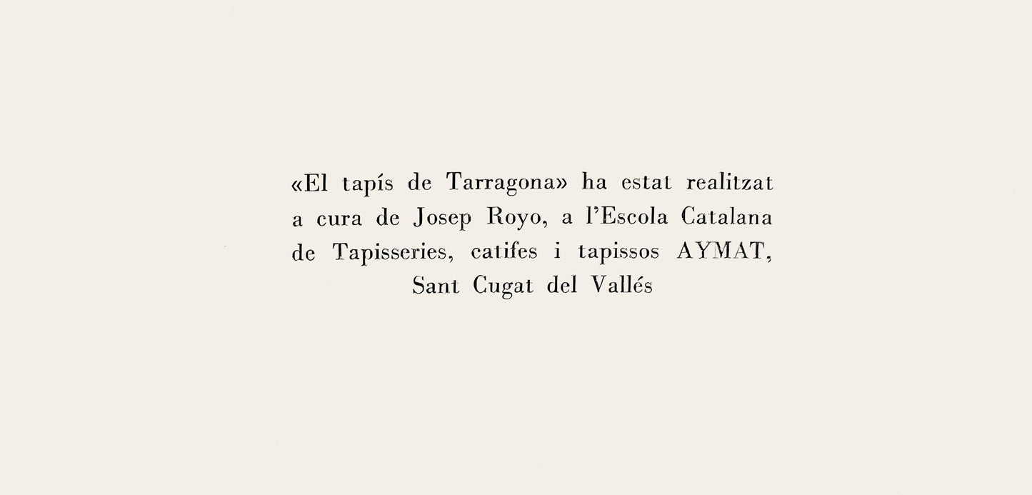 Joan Mir, Composition (Mourlot 872-881; Cramer 164), El Taps De Tarragona, Lithograph