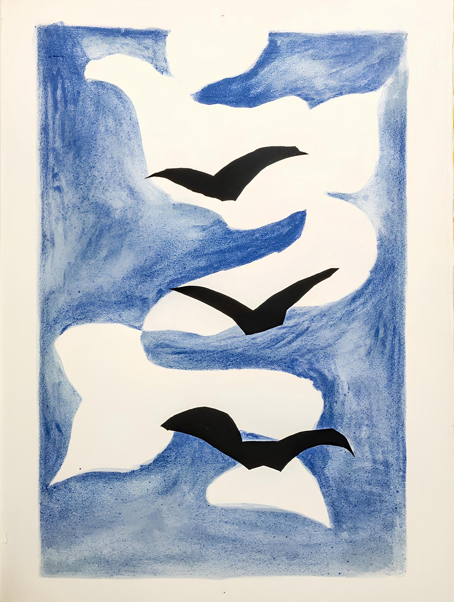 Georges Braque, Composition (Vallier 137), Rsurrection De L'Oiseau, Lithograph