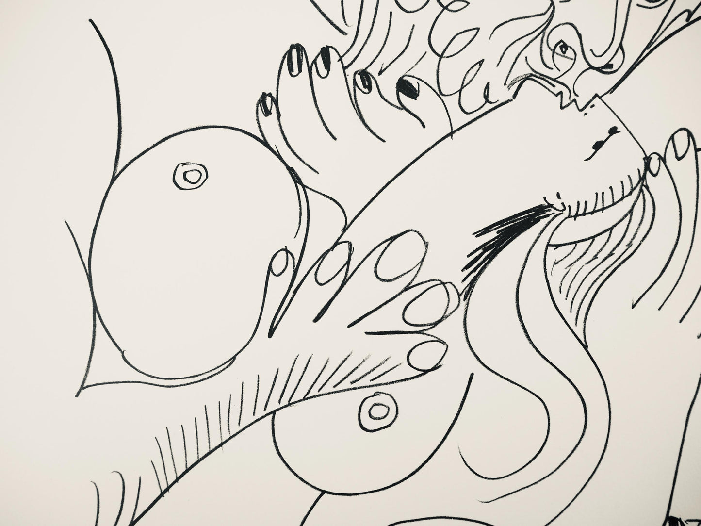 Pablo Picasso, Composition (Orozco 193-204), Au Baiser D'Avignon, Lithograph