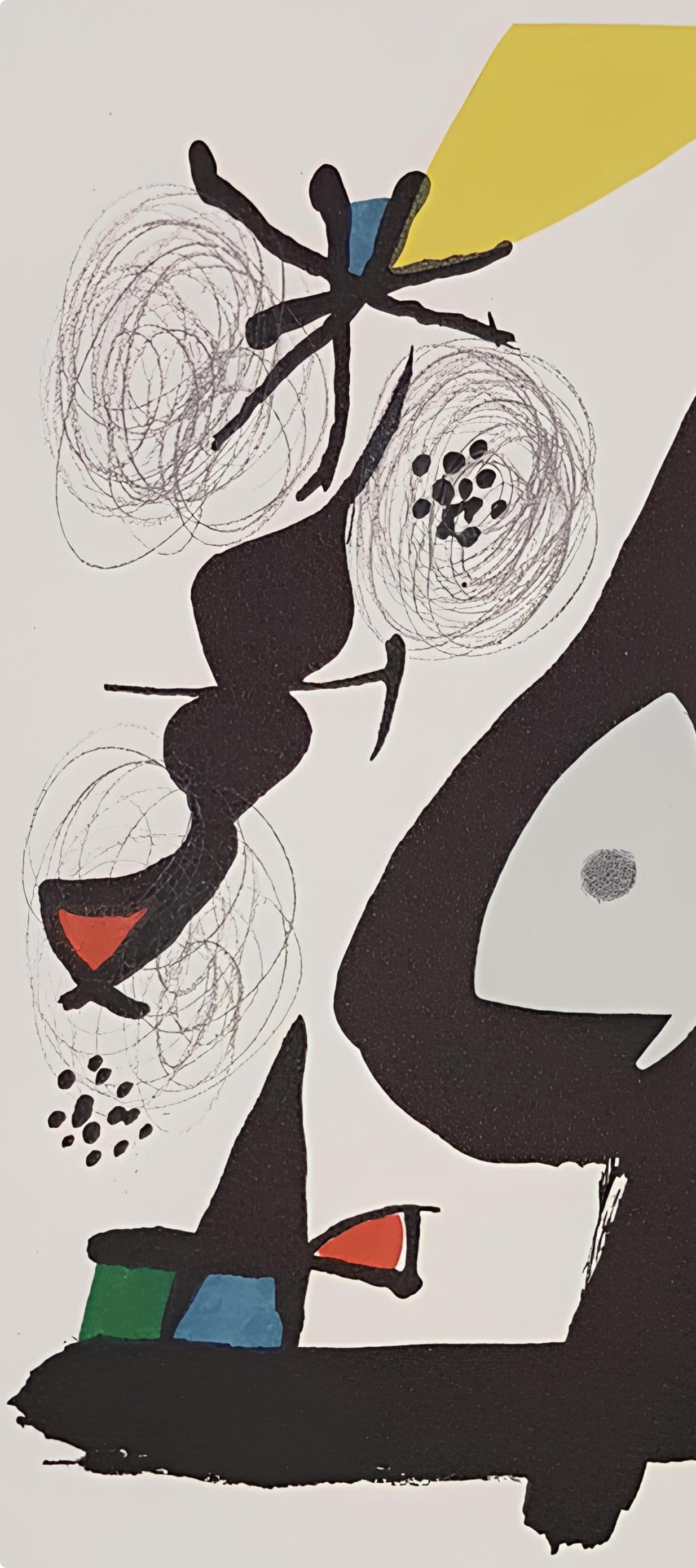 Joan Mir, Composition (Mourlot 1212-1225; Cramer 248), La Mlodie Acide, Lithograph