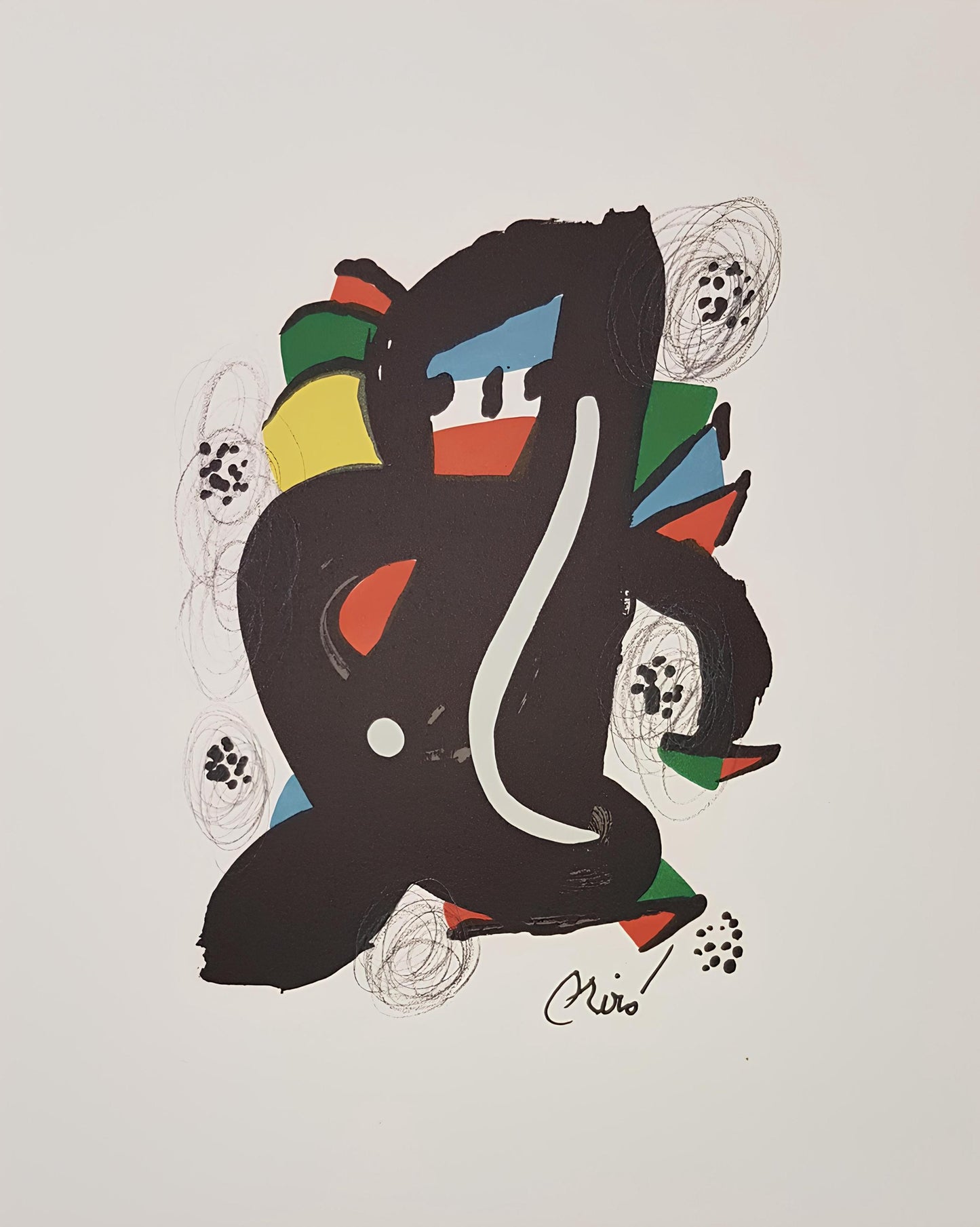Joan Mir, Composition (Mourlot 1212-1225; Cramer 248), La Mlodie Acide, Lithograph